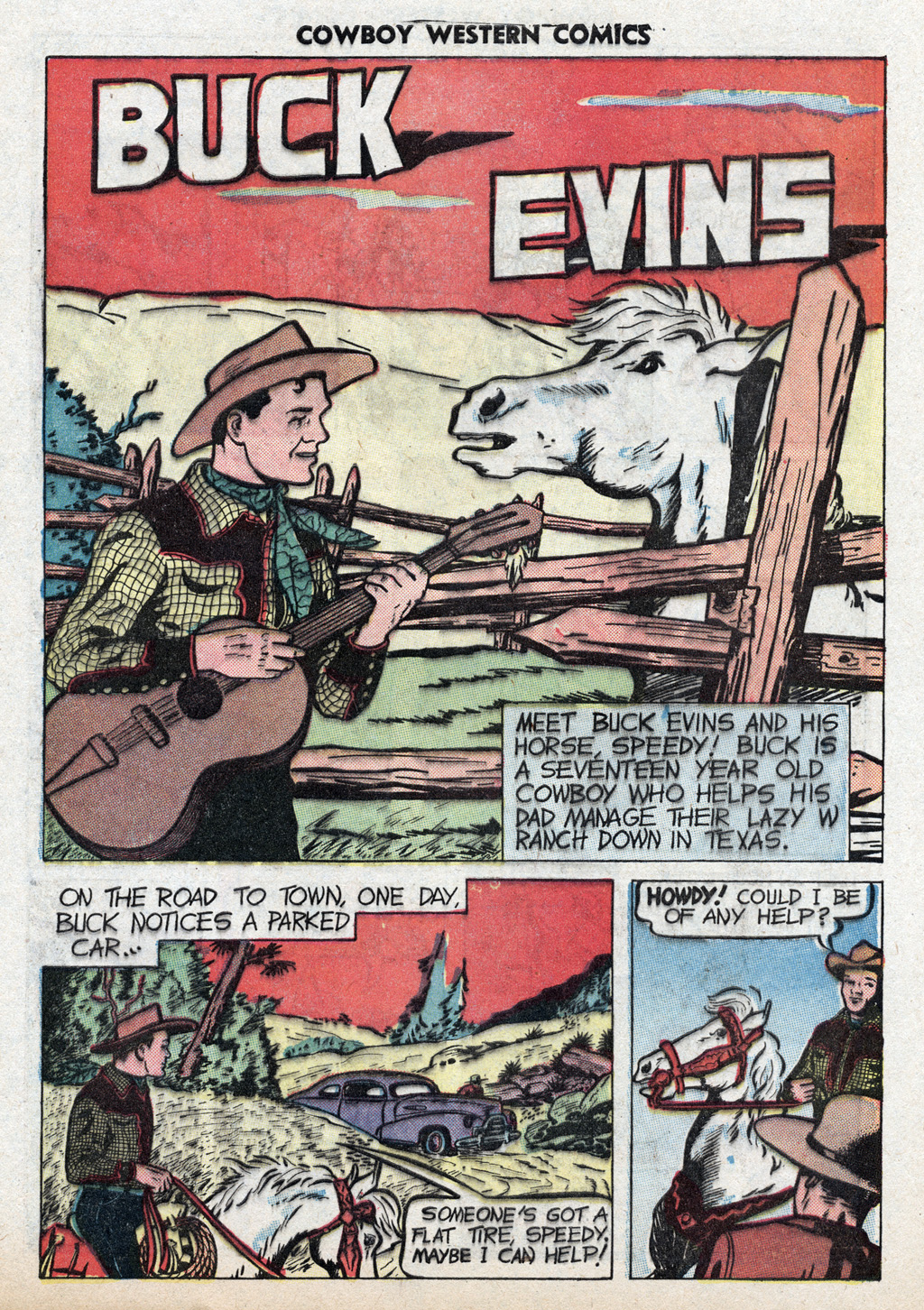 Read online Cowboy Western Comics (1948) comic -  Issue #22 - 25