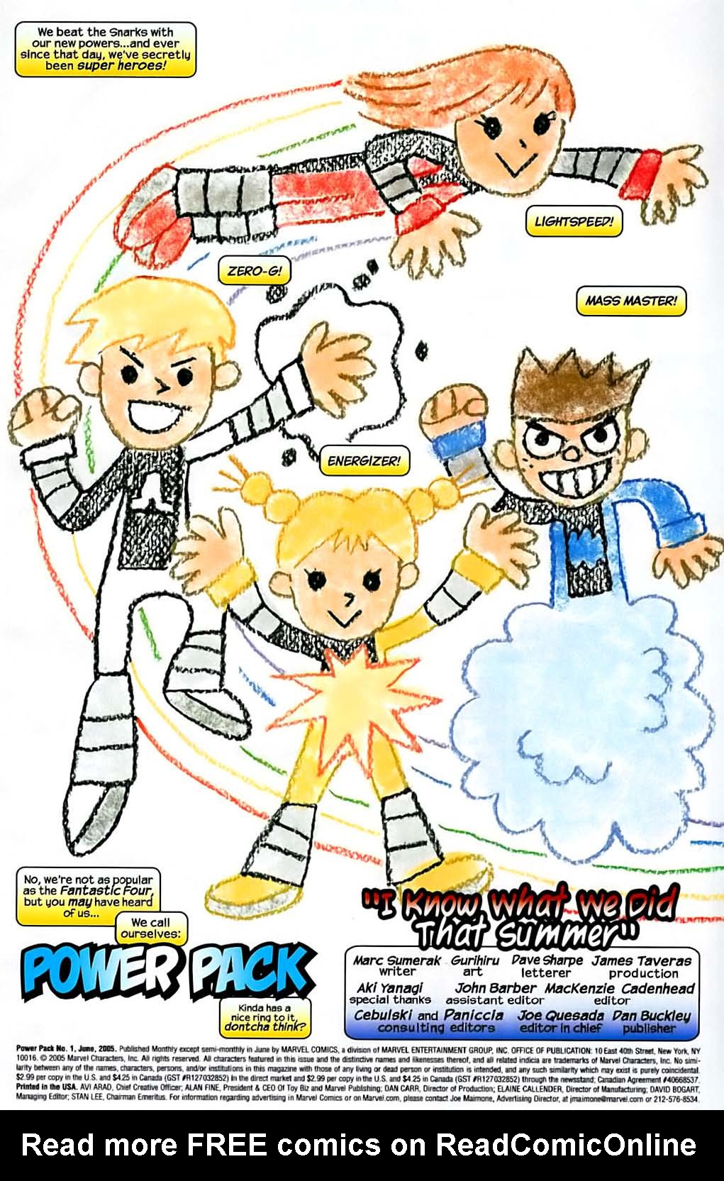 Read online Power Pack (2005) comic -  Issue #1 - 5
