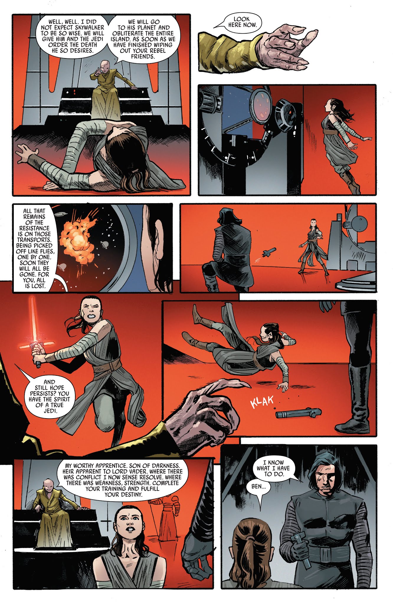 Read online Star Wars: The Last Jedi Adaptation comic -  Issue #5 - 7