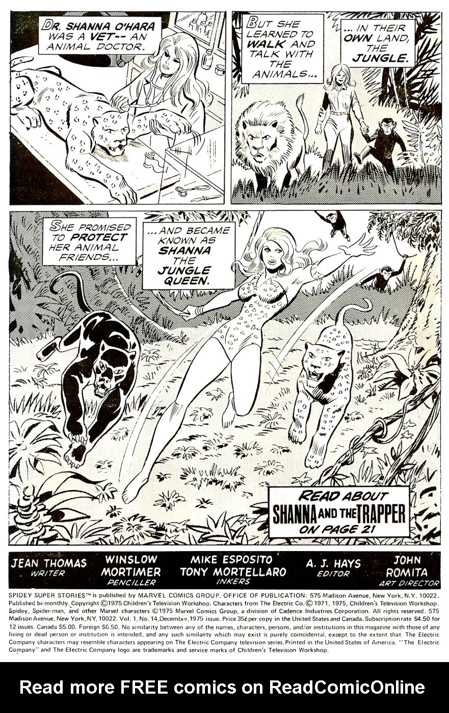 Read online Spidey Super Stories comic -  Issue #14 - 2