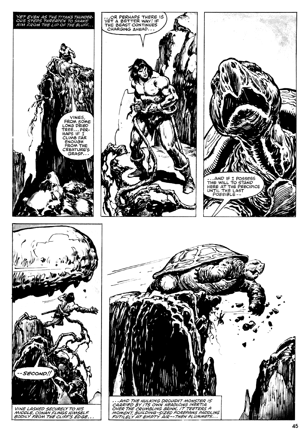 Read online The Savage Sword Of Conan comic -  Issue #72 - 45