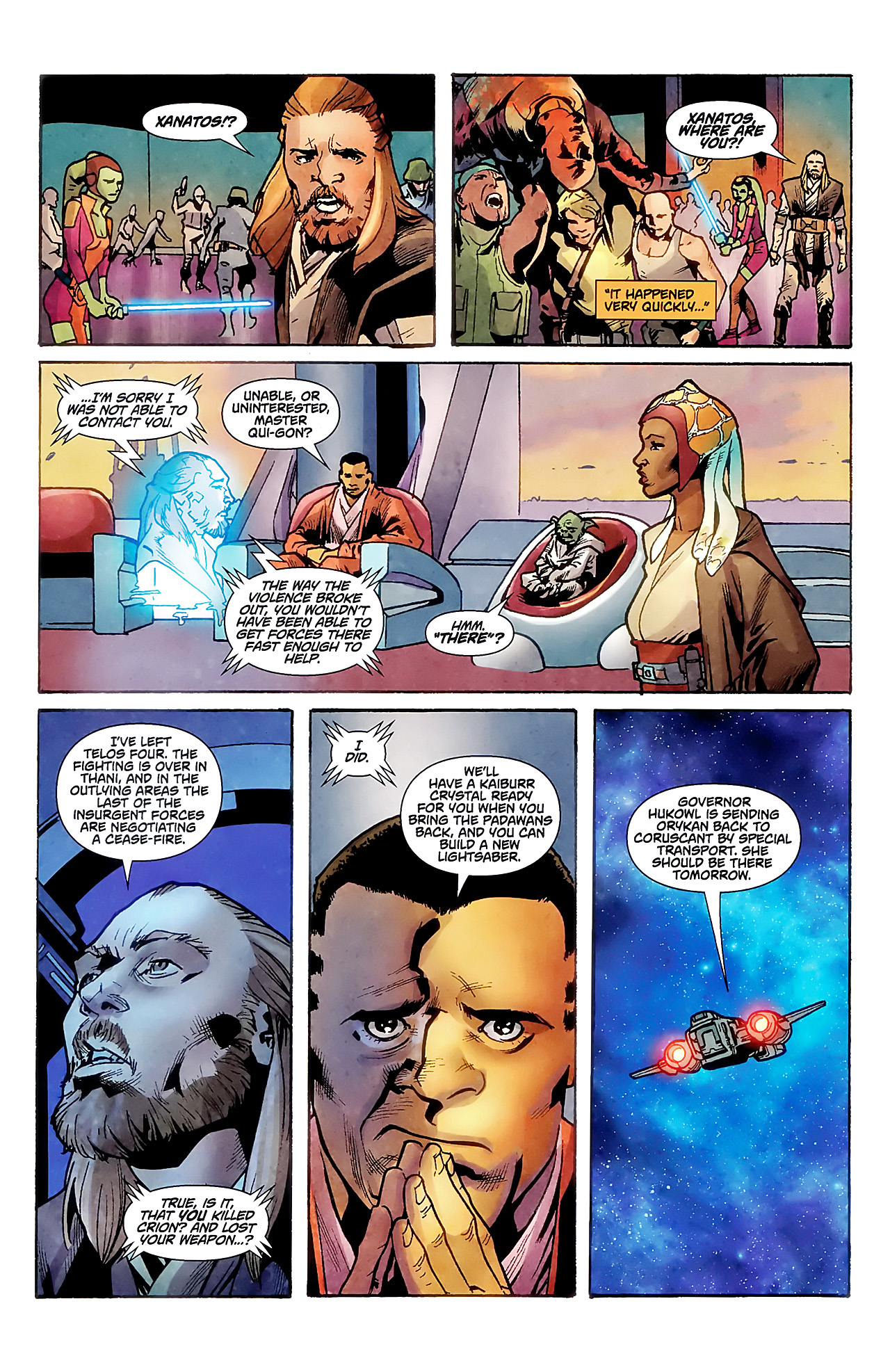 Read online Star Wars: Jedi - The Dark Side comic -  Issue #5 - 23