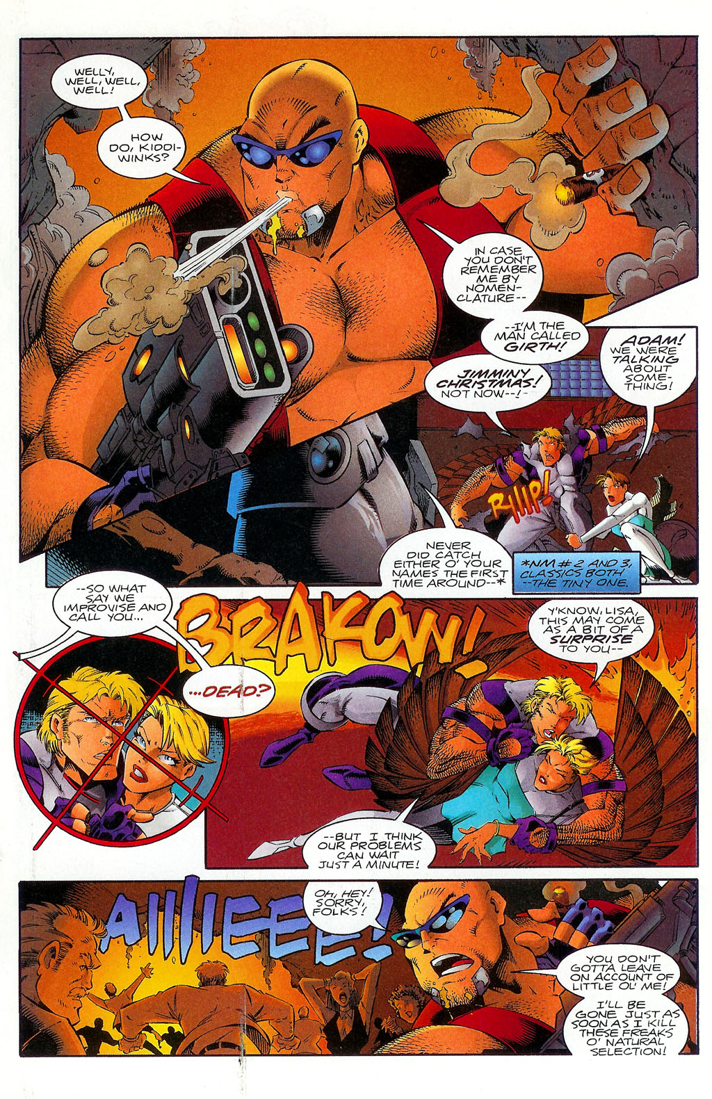 Read online NewMen comic -  Issue #17 - 18