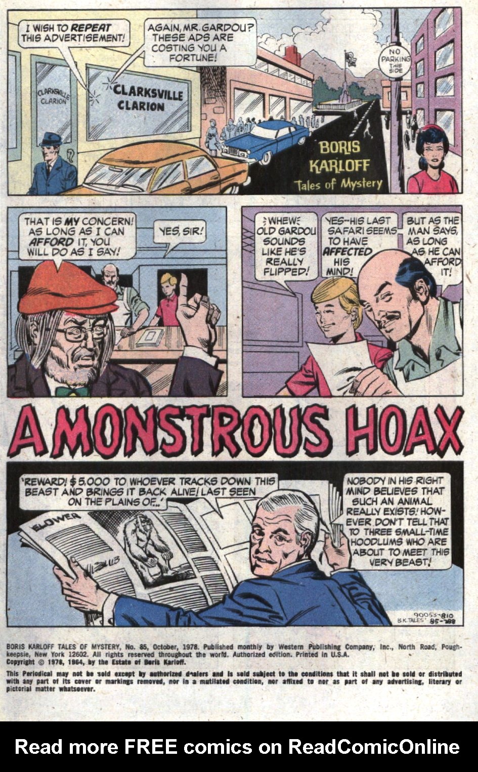 Read online Boris Karloff Tales of Mystery comic -  Issue #85 - 3
