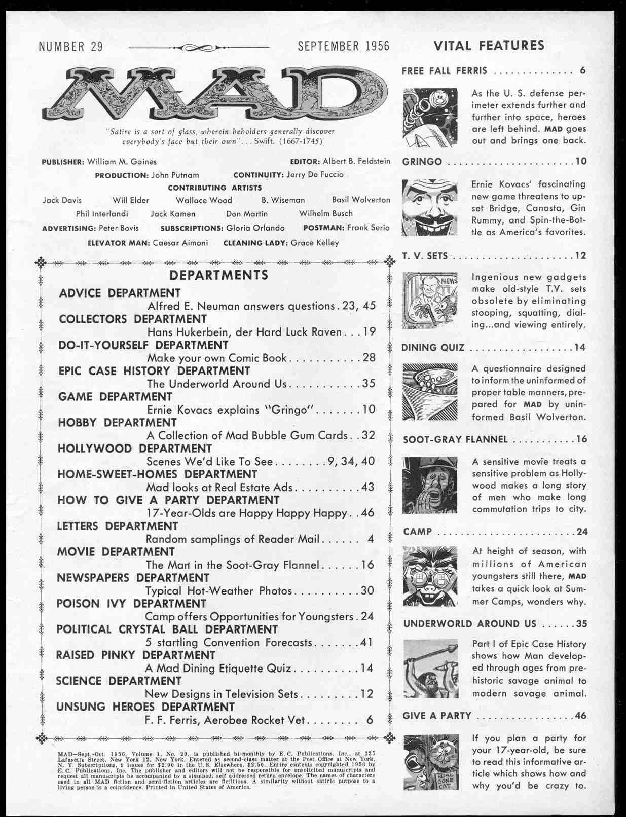 Read online MAD comic -  Issue #29 - 3