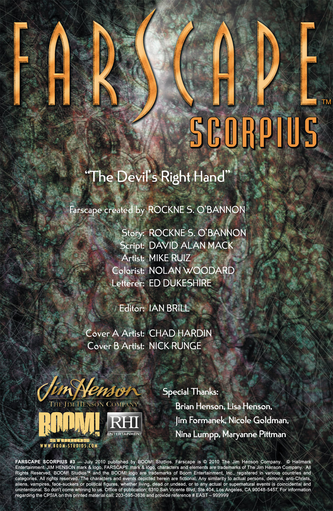 Read online Farscape: Scorpius comic -  Issue #3 - 3