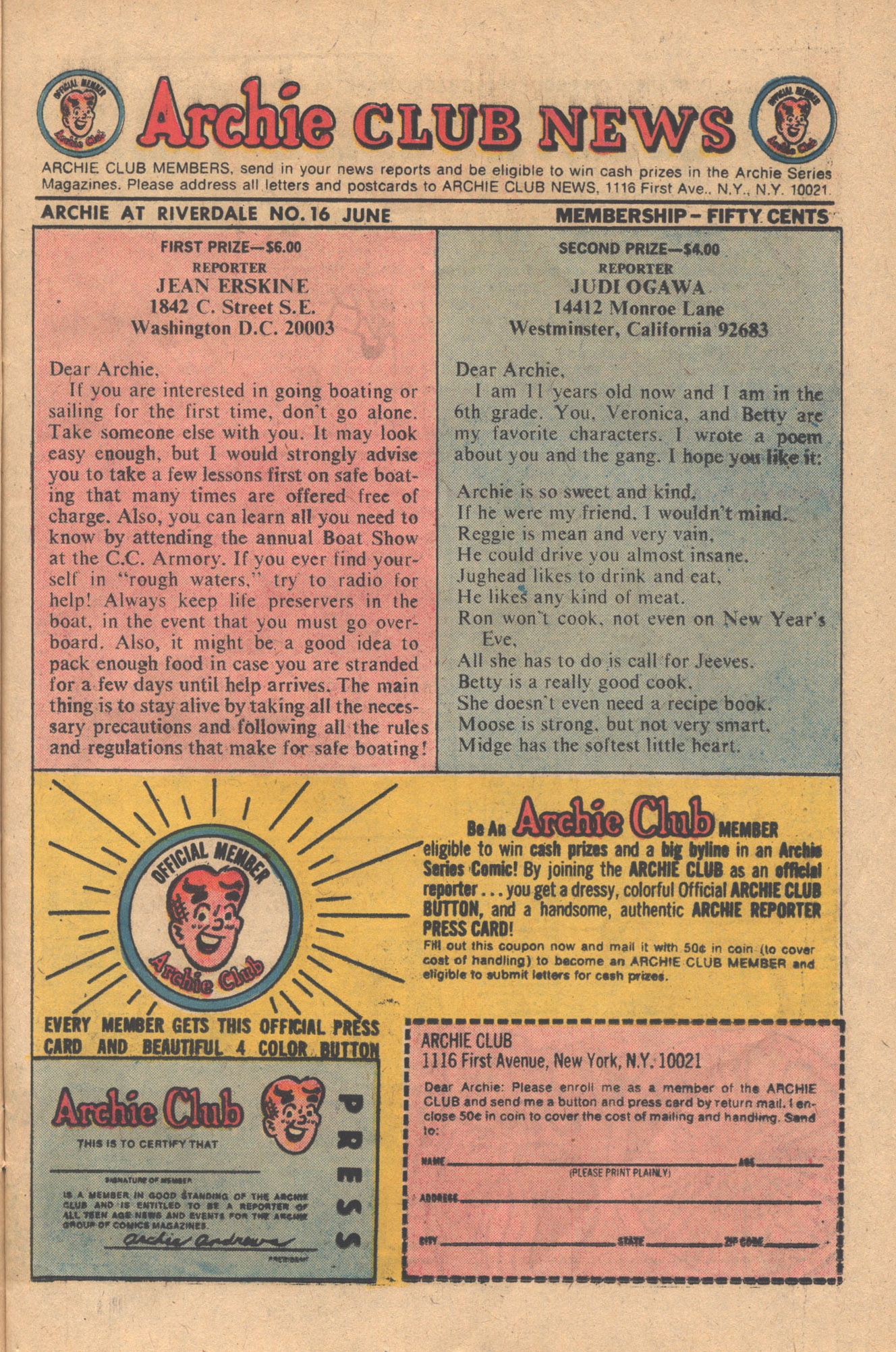 Read online Archie at Riverdale High (1972) comic -  Issue #16 - 11