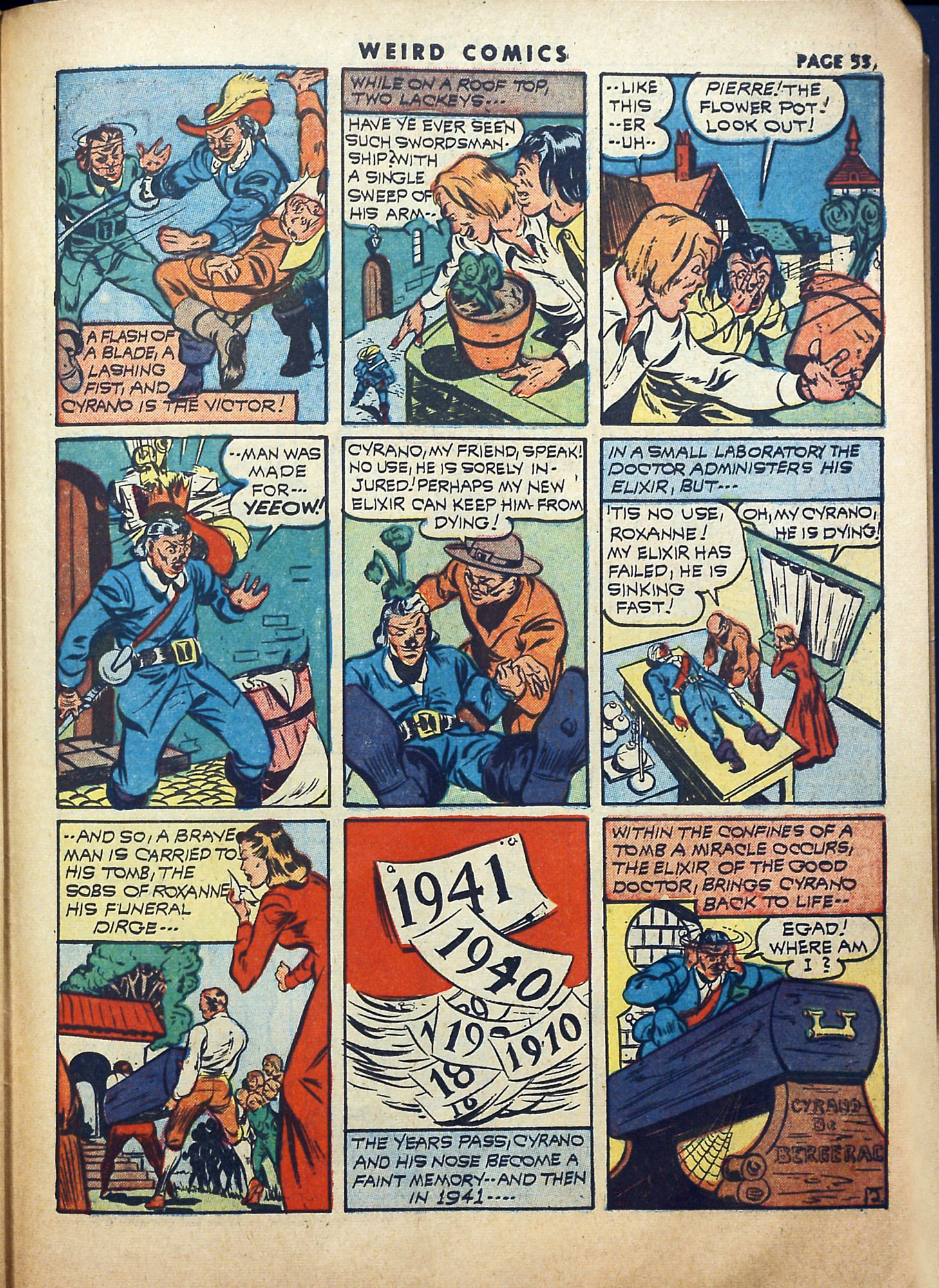 Read online Weird Comics comic -  Issue #20 - 54