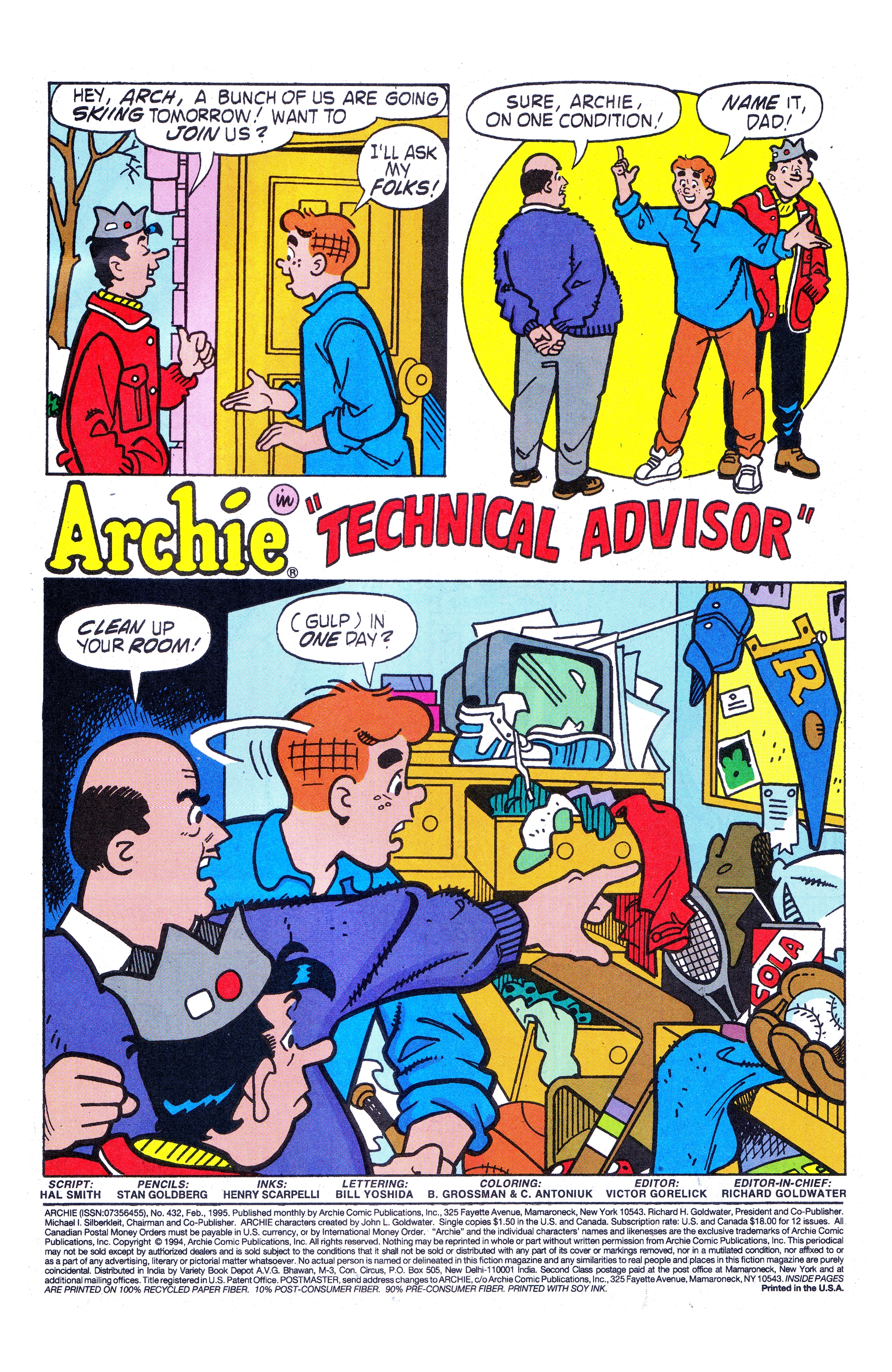 Read online Archie (1960) comic -  Issue #432 - 2