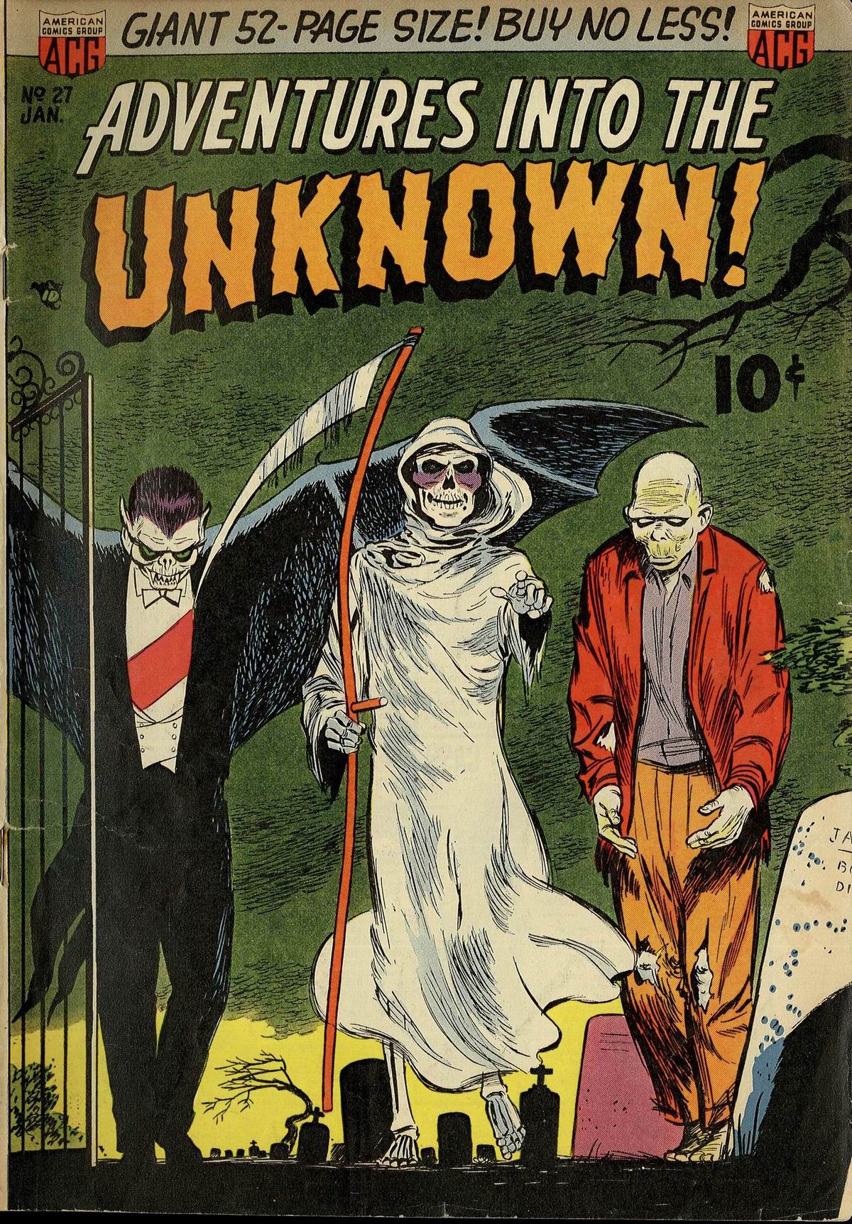 Read online Adventures Into The Unknown comic -  Issue #27 - 1