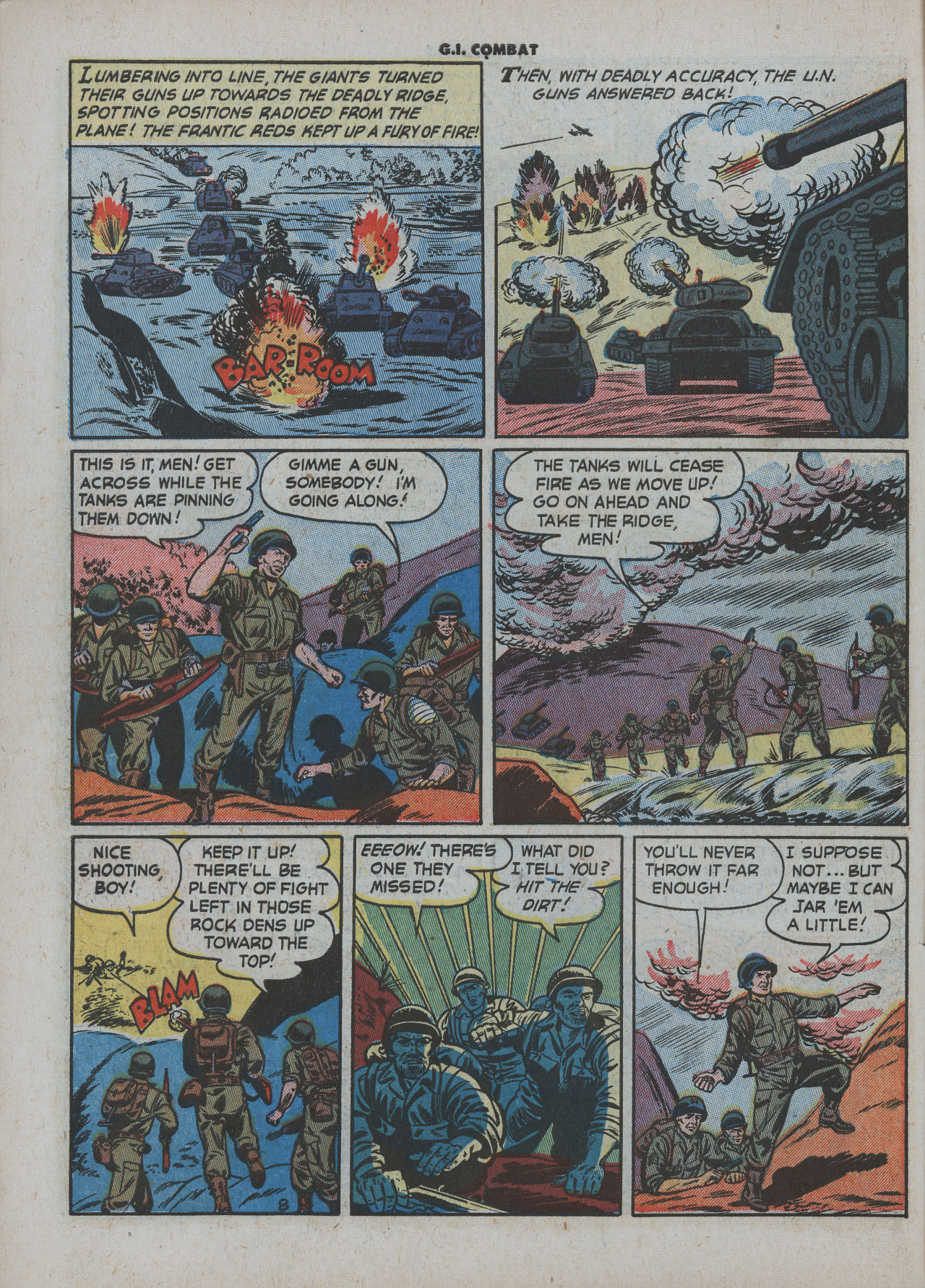 Read online G.I. Combat (1952) comic -  Issue #4 - 10
