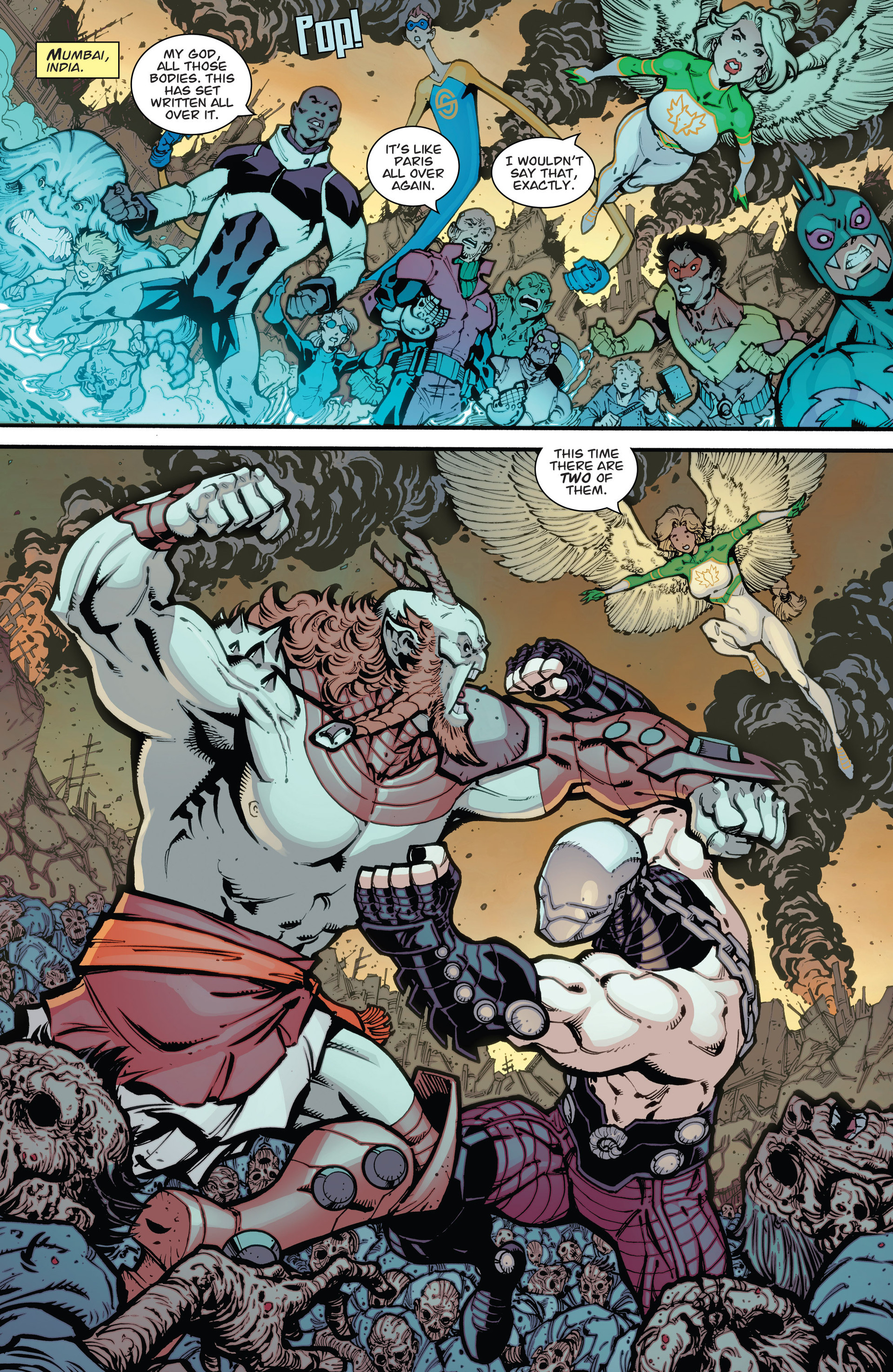 Read online Guarding the Globe (2012) comic -  Issue #5 - 22
