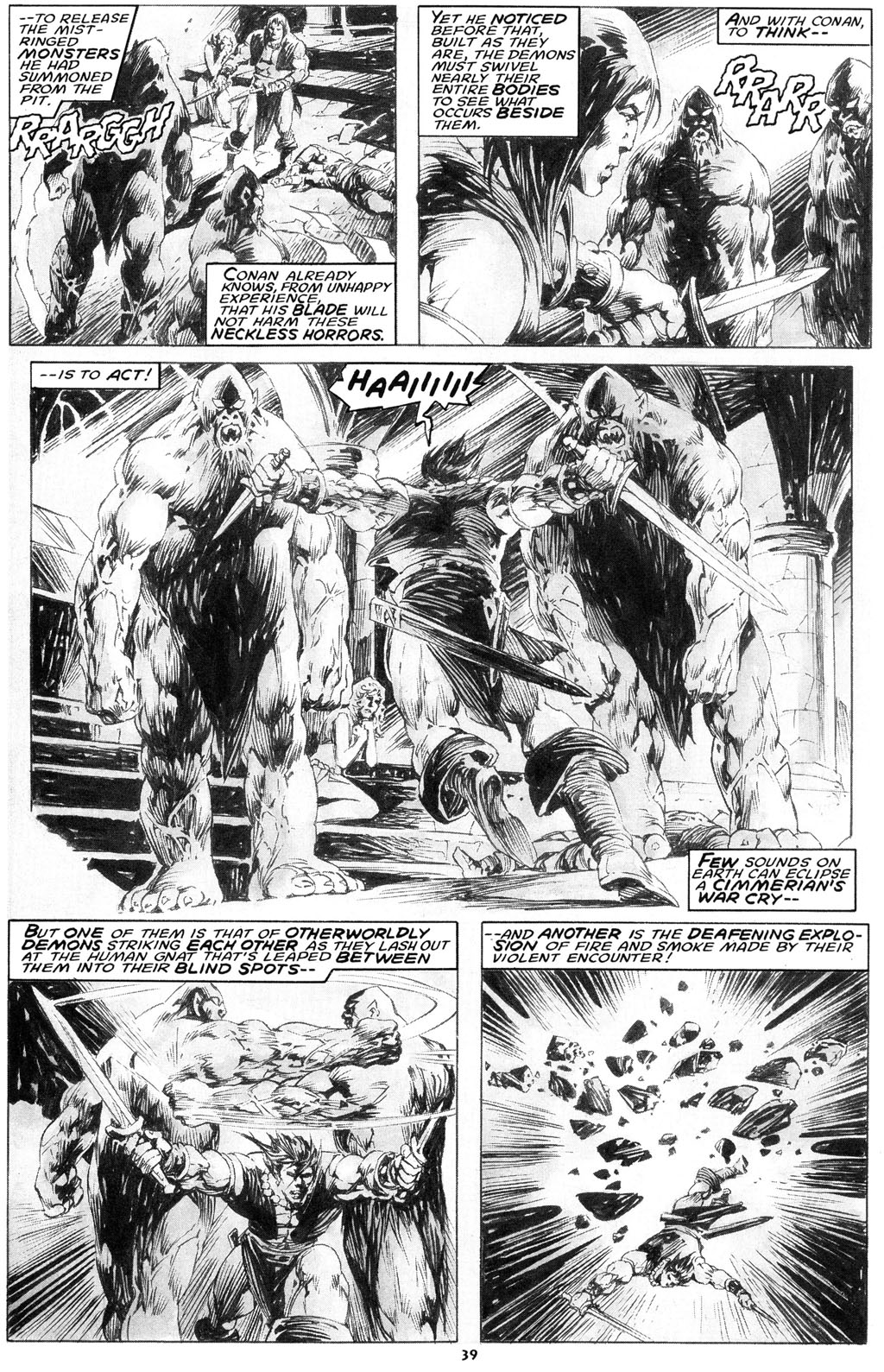 Read online The Savage Sword Of Conan comic -  Issue #216 - 41