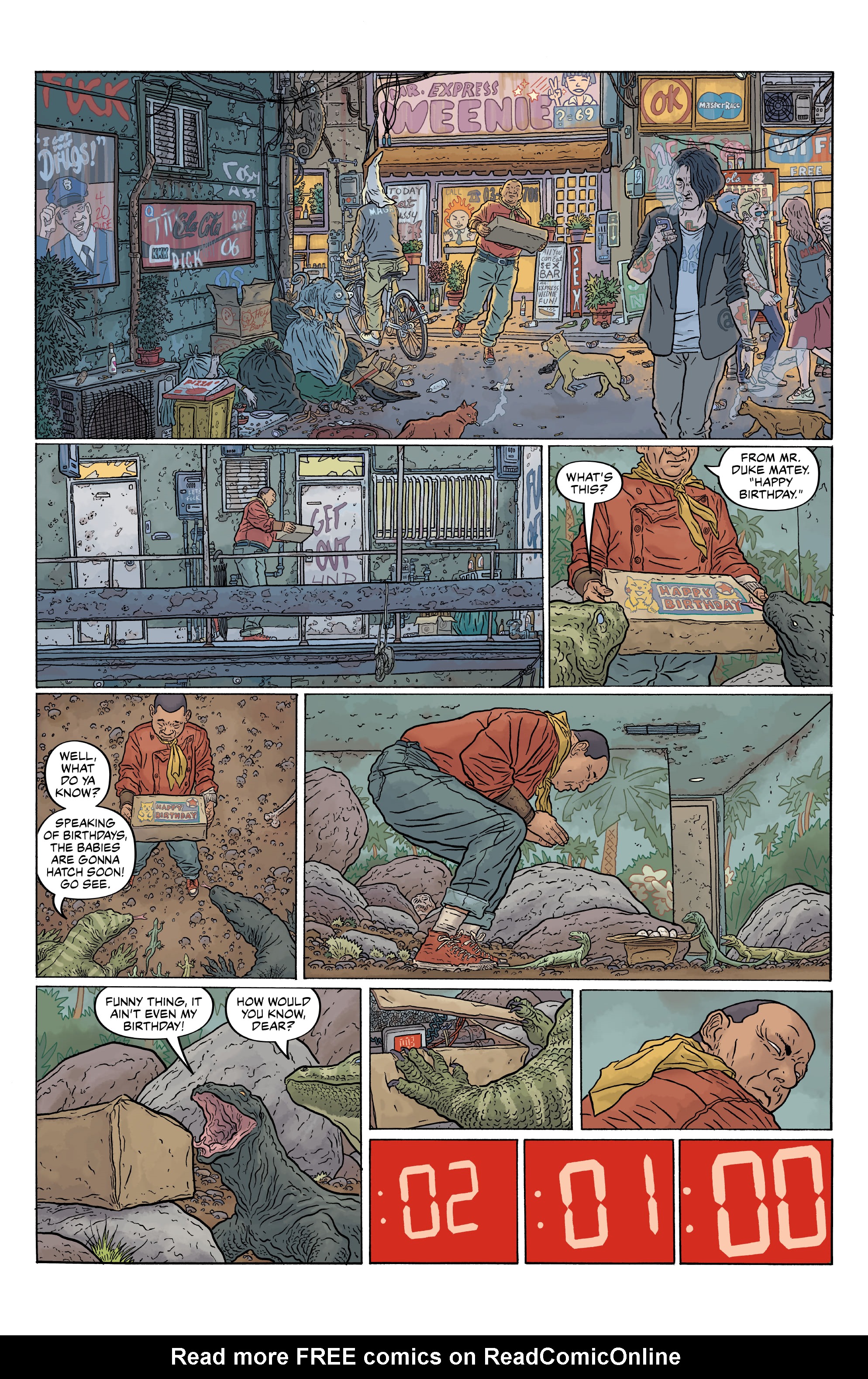 Read online Shaolin Cowboy: Cruel to Be Kin comic -  Issue #4 - 28