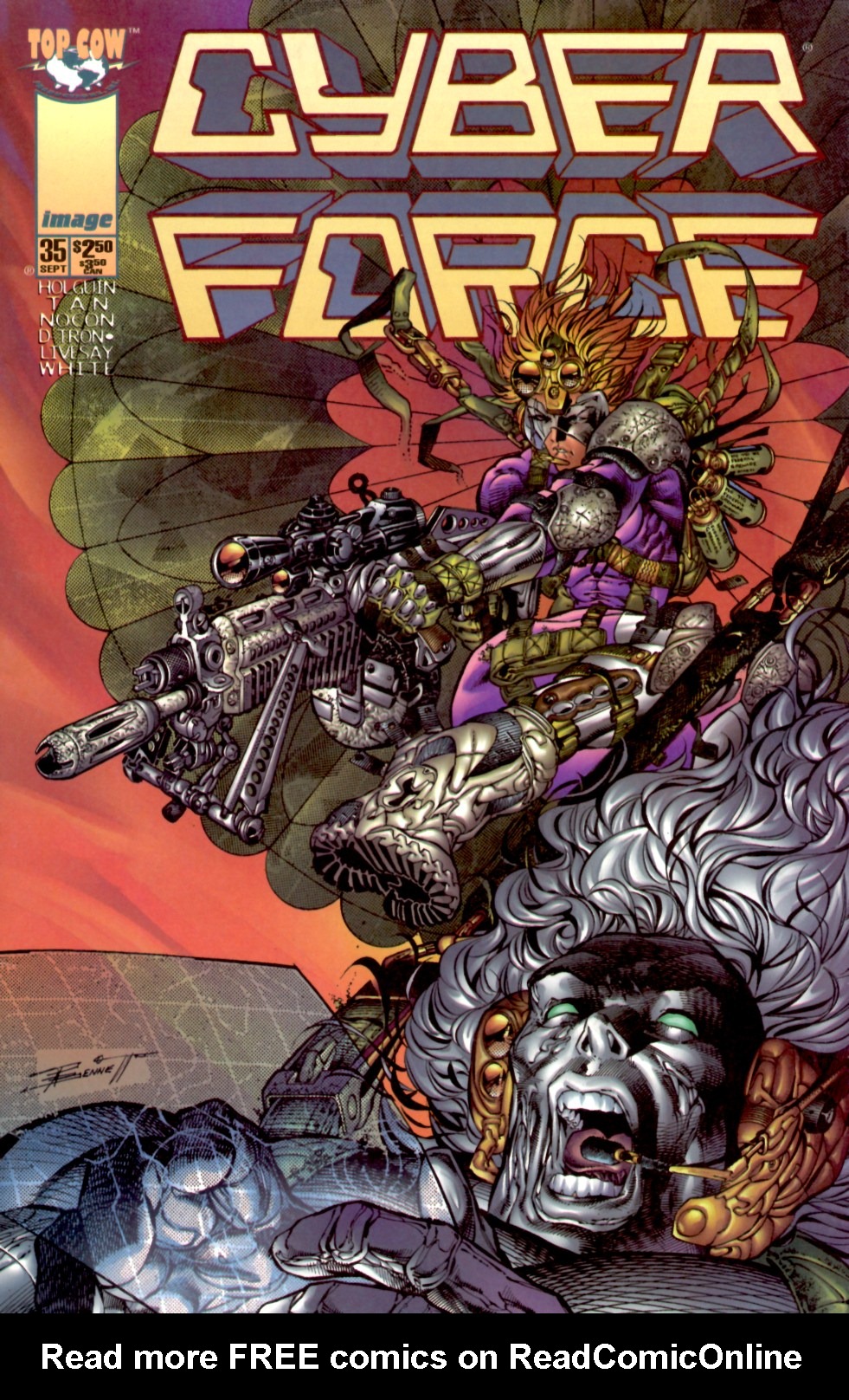 Read online Cyberforce (1993) comic -  Issue #35 - 1