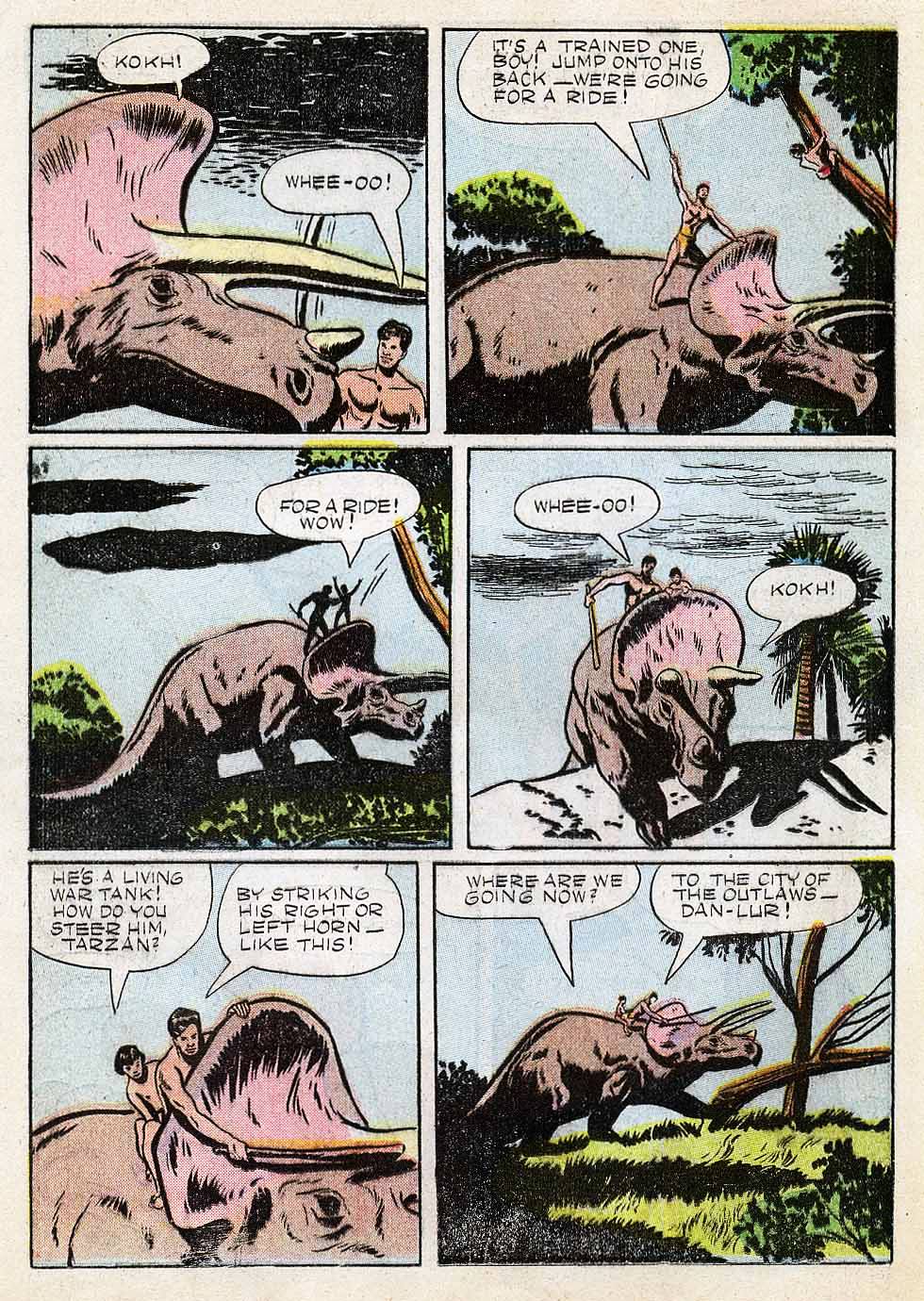 Read online Tarzan (1948) comic -  Issue #6 - 24