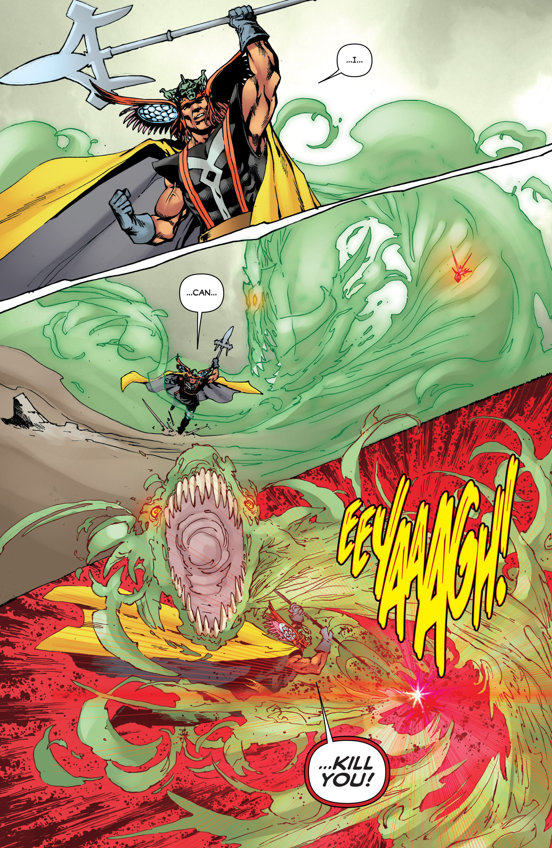 Read online Kirby: Genesis - Dragonsbane comic -  Issue #4 - 19
