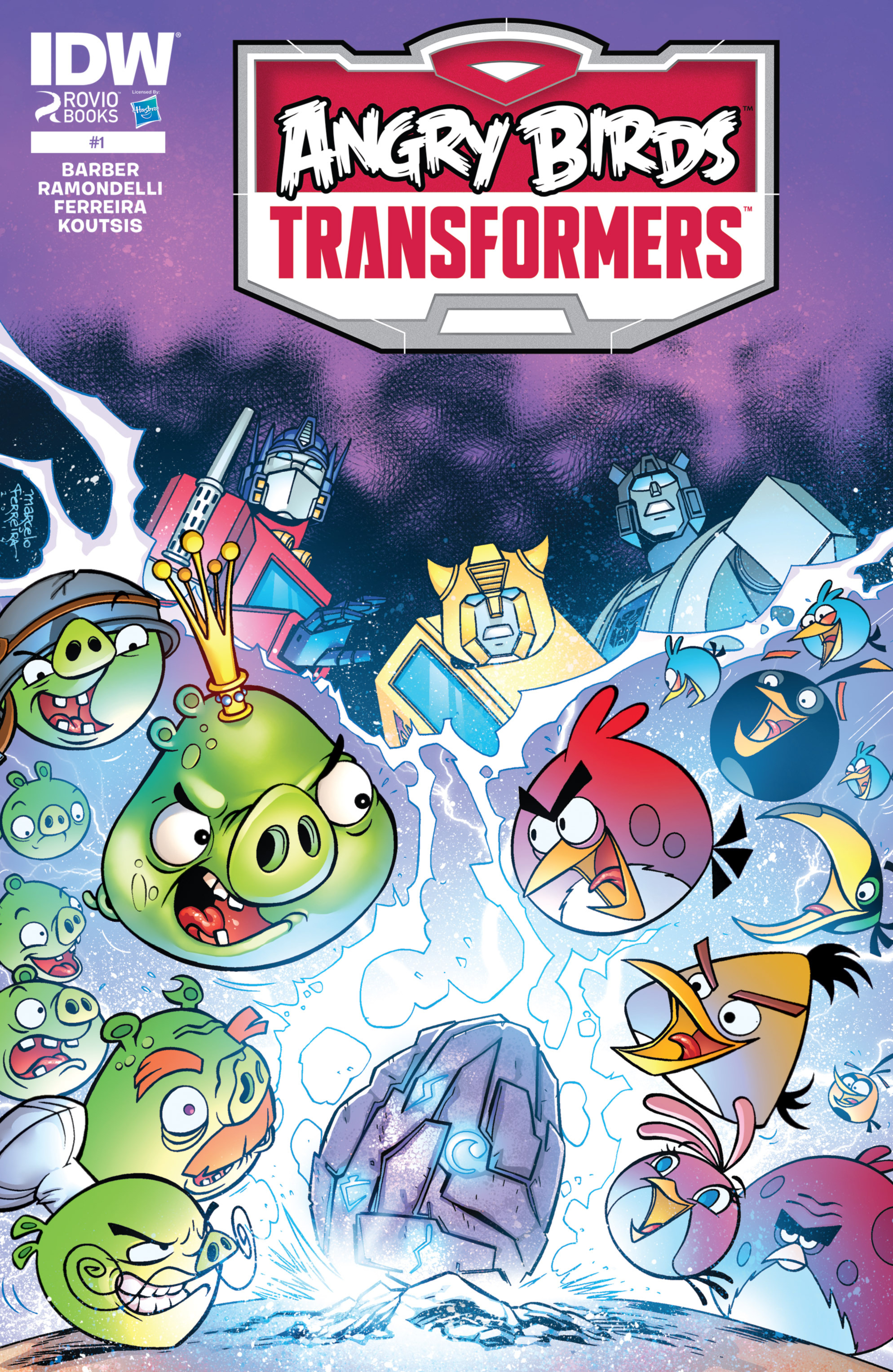 Read online Angry Birds Transformers comic -  Issue #1 - 1