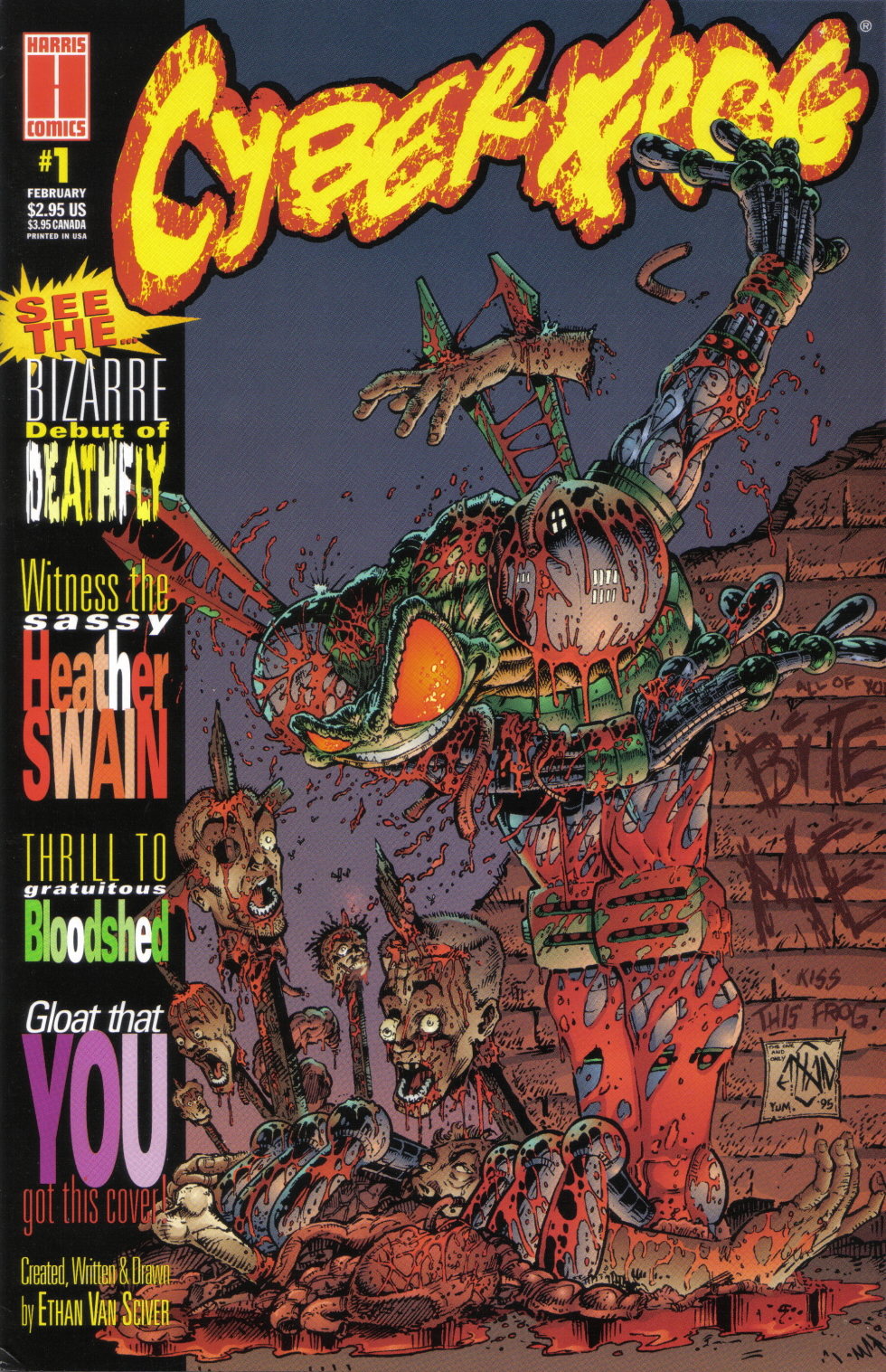 Read online Cyberfrog comic -  Issue #1 - 2
