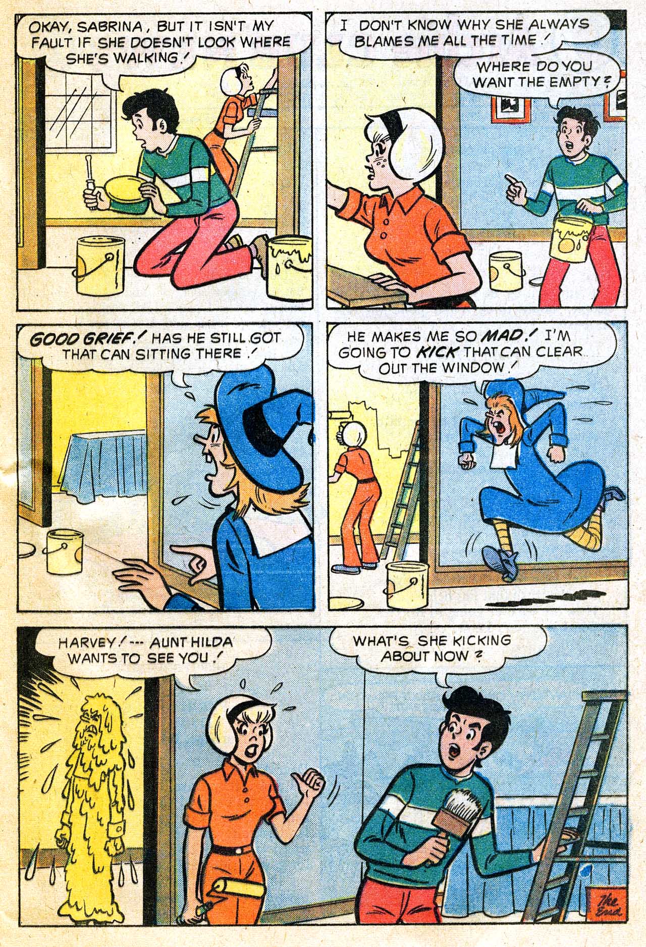 Read online Sabrina The Teenage Witch (1971) comic -  Issue #18 - 21