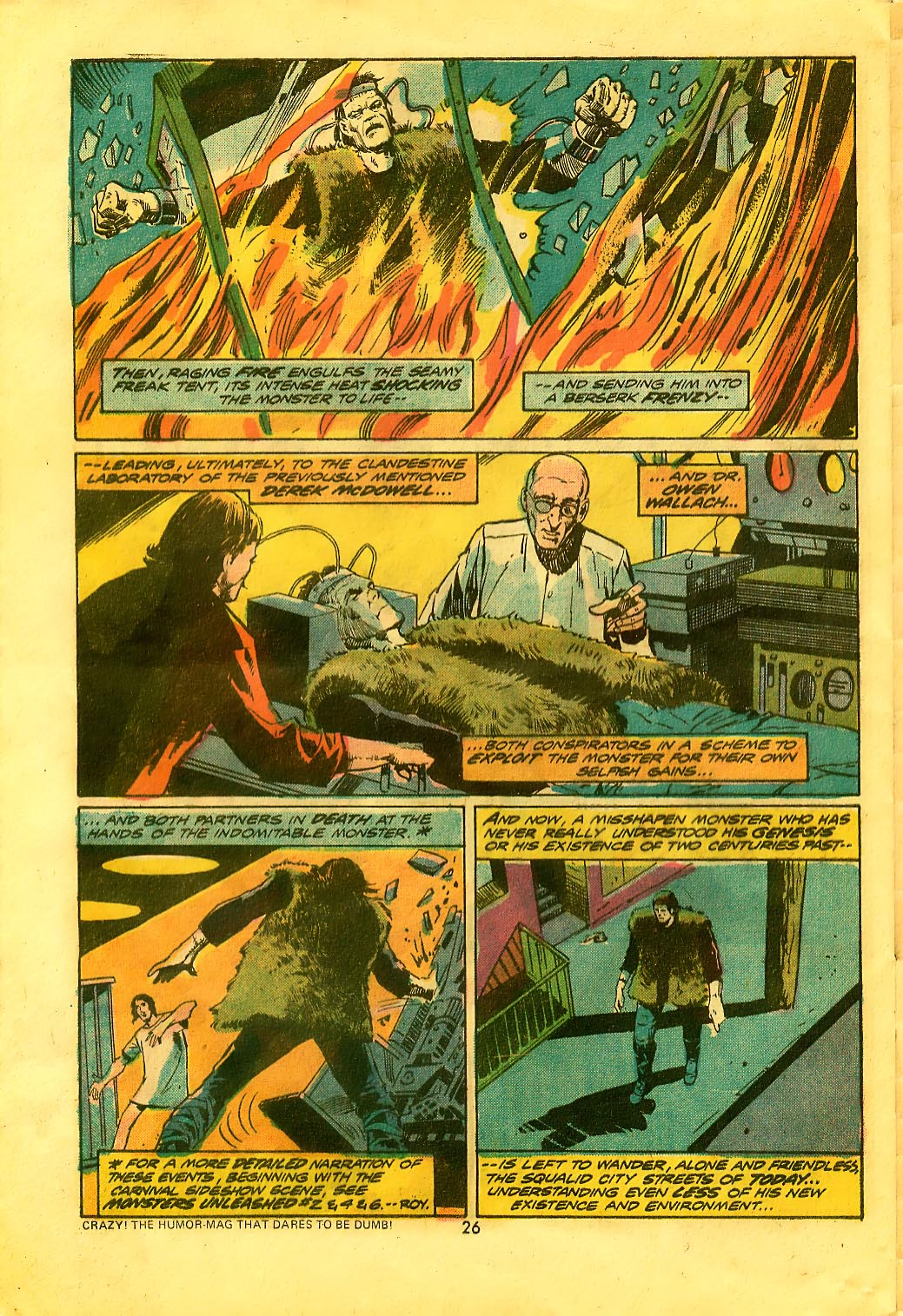 Read online Frankenstein (1973) comic -  Issue #12 - 17