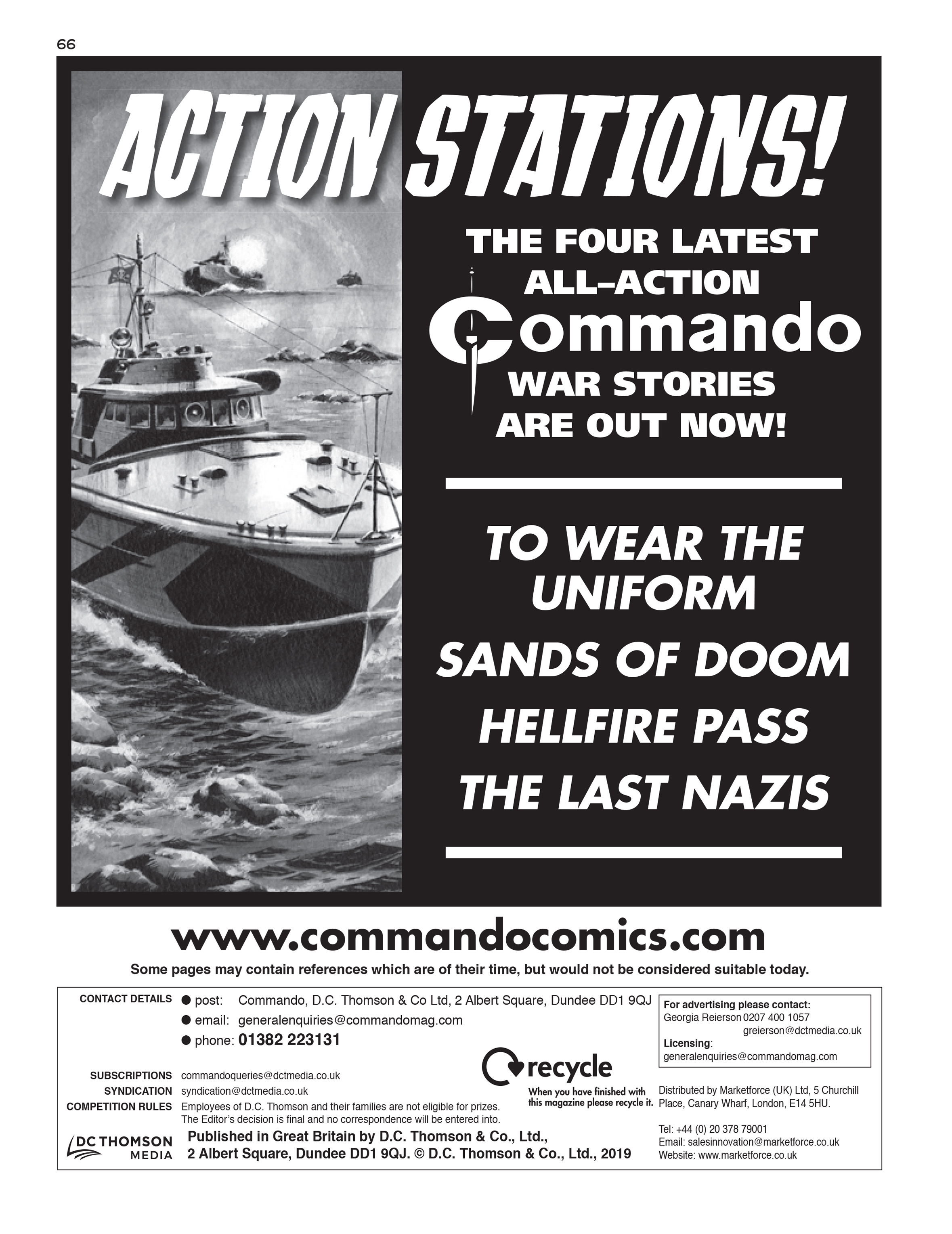 Read online Commando: For Action and Adventure comic -  Issue #5219 - 65