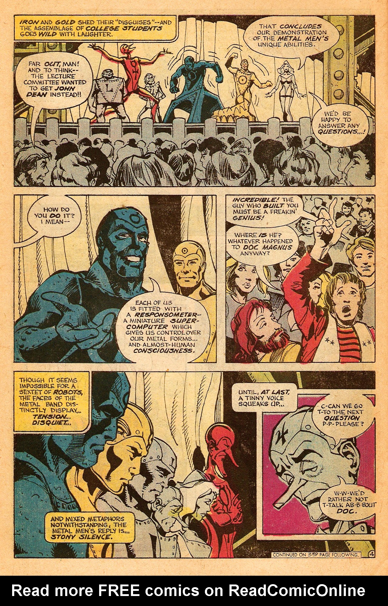 Read online Metal Men (1963) comic -  Issue #45 - 6