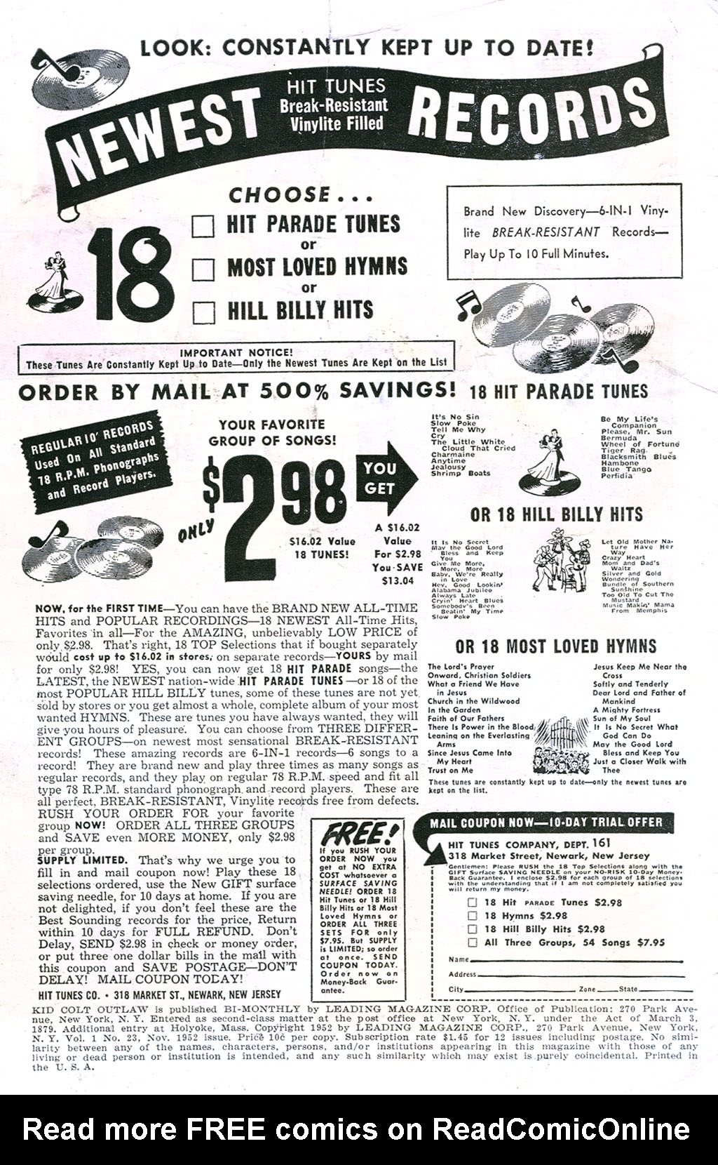 Read online Kid Colt Outlaw comic -  Issue #23 - 2