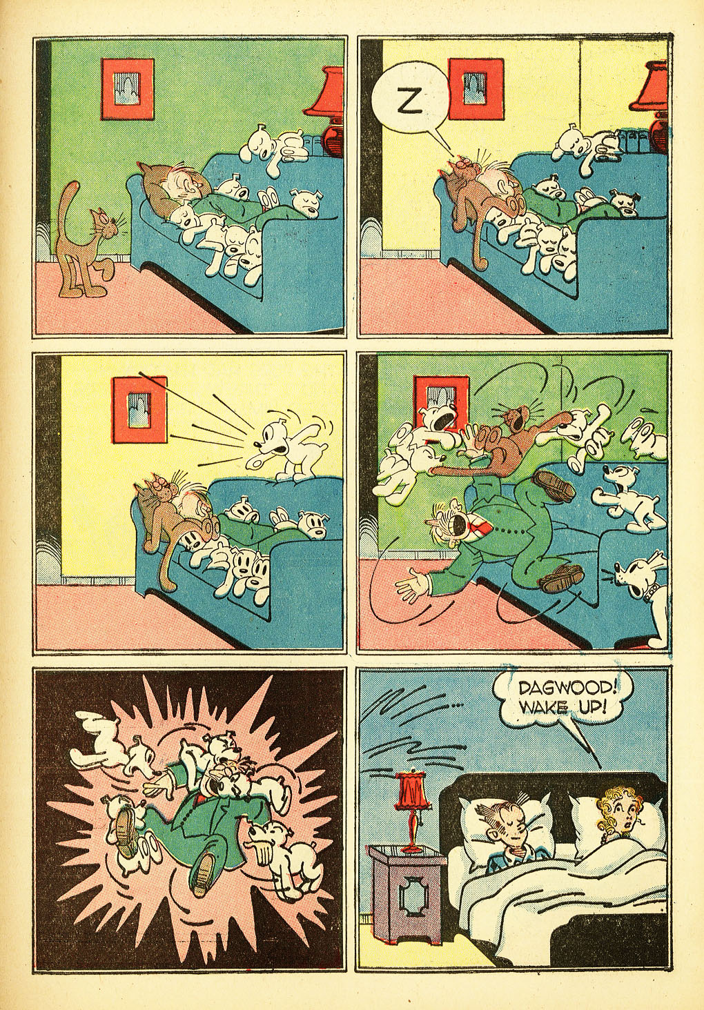 Read online Blondie Comics (1947) comic -  Issue #8 - 7