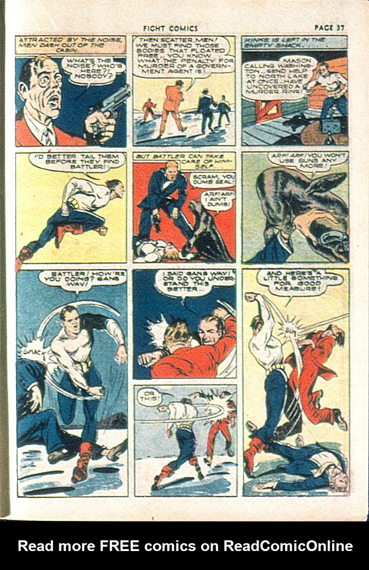 Read online Fight Comics comic -  Issue #13 - 38