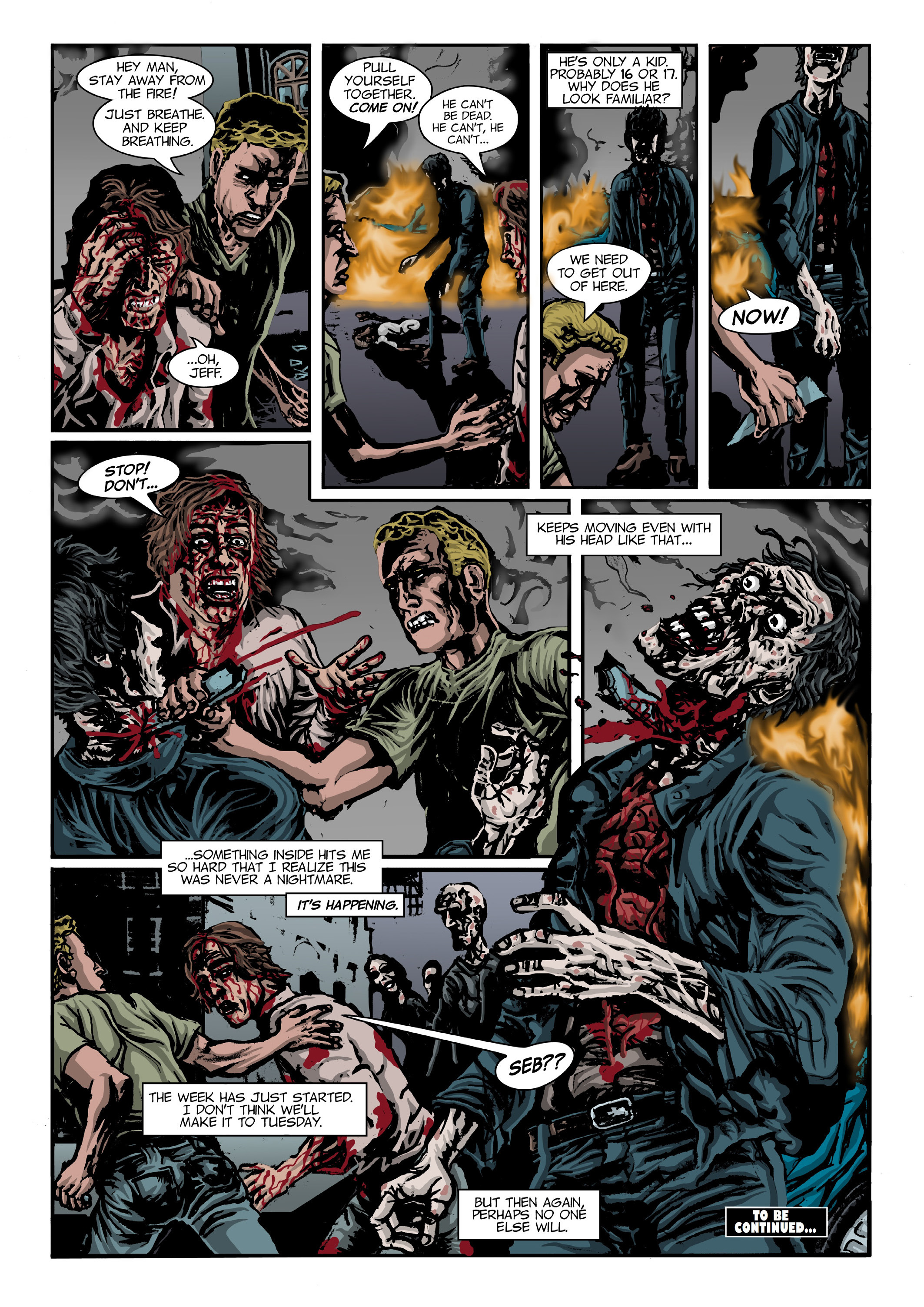 Read online Dawn of the Undead comic -  Issue #1 - 5