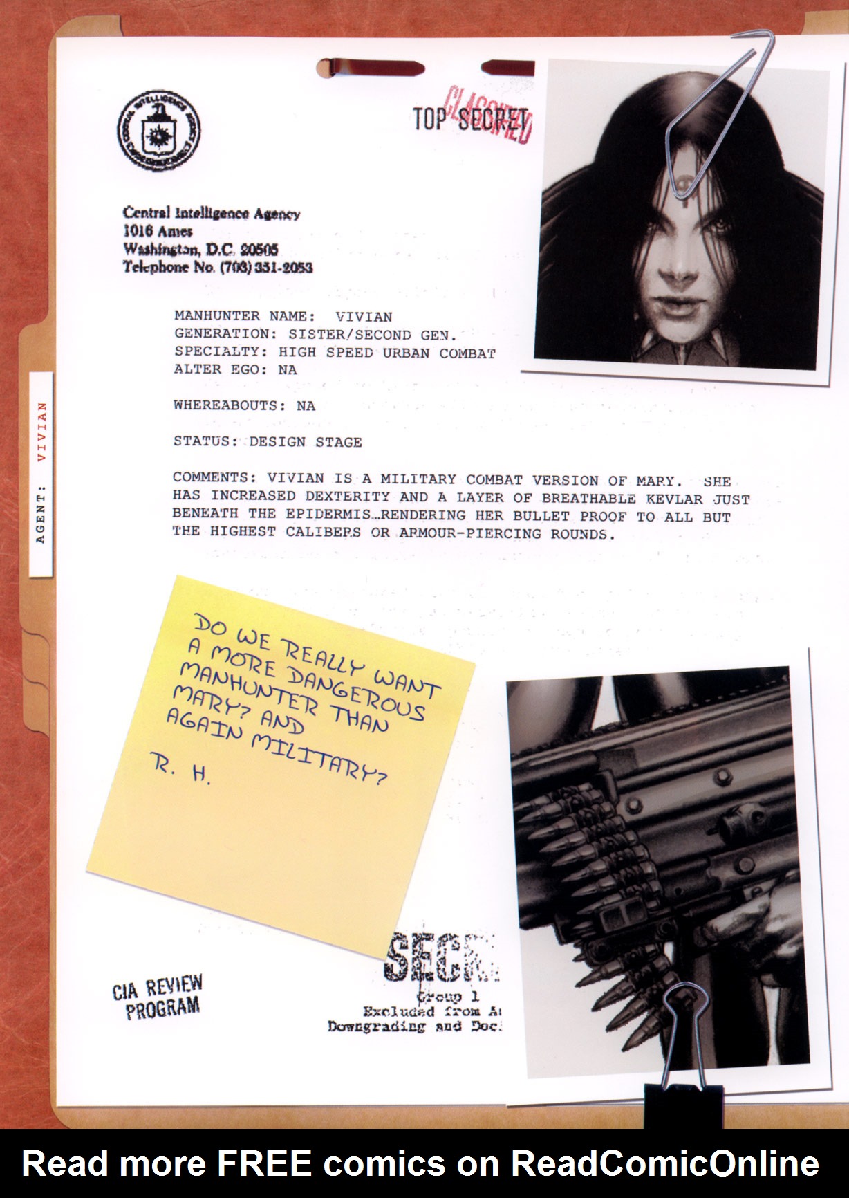 Read online Athena Inc. Agent Roster comic -  Issue # Full - 39