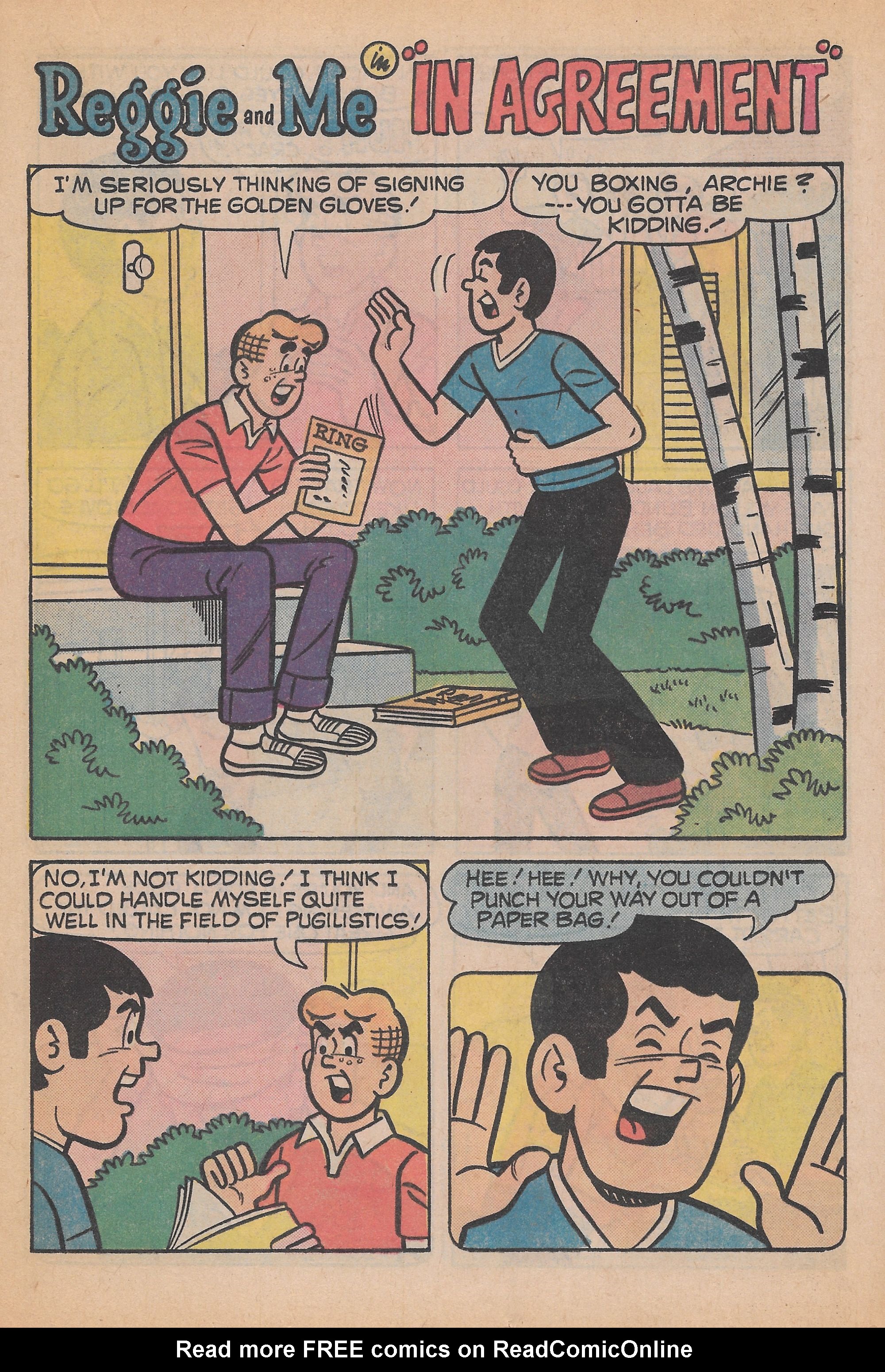Read online Reggie and Me (1966) comic -  Issue #102 - 13