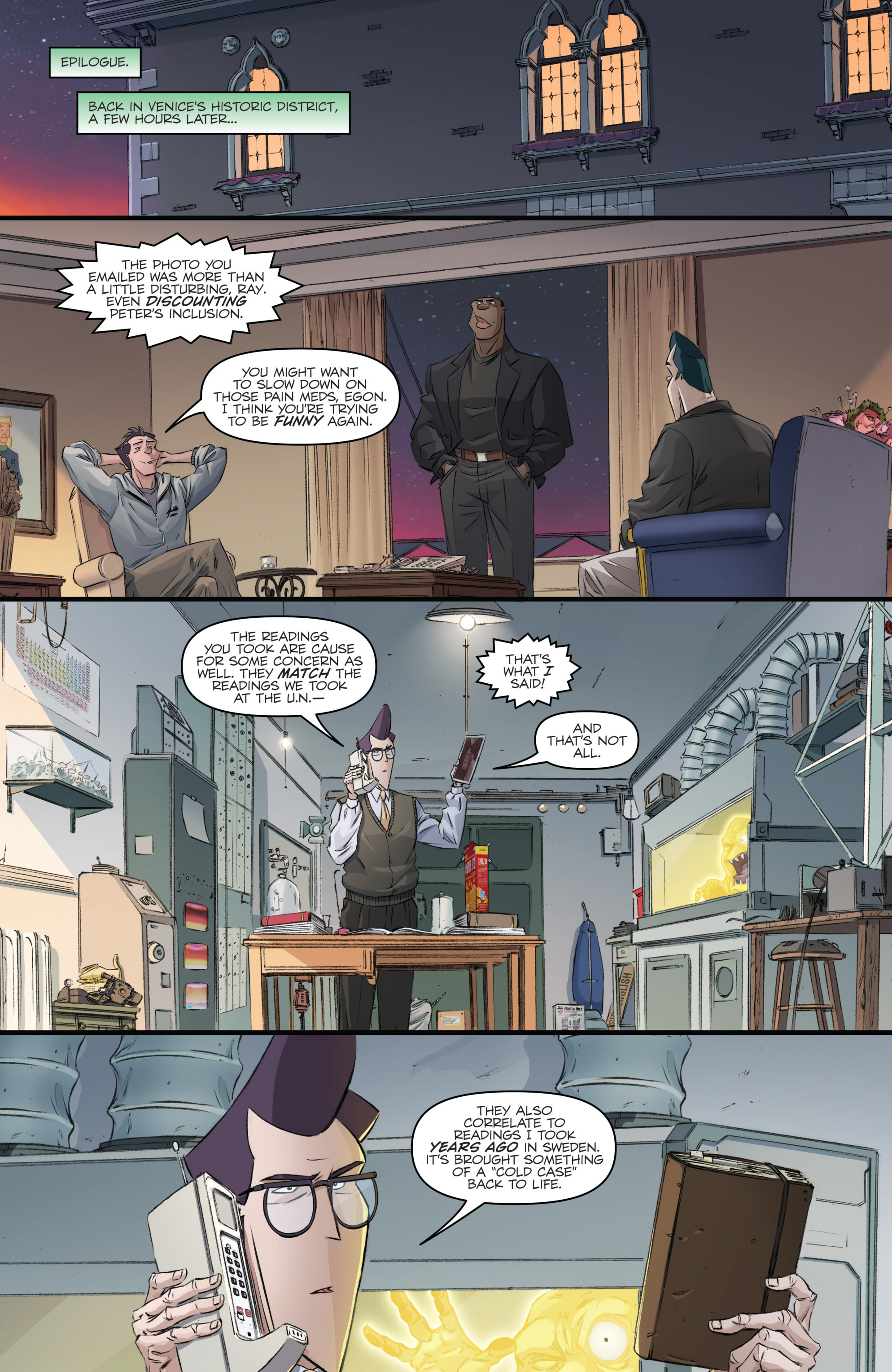 Read online Ghostbusters: International comic -  Issue #3 - 22