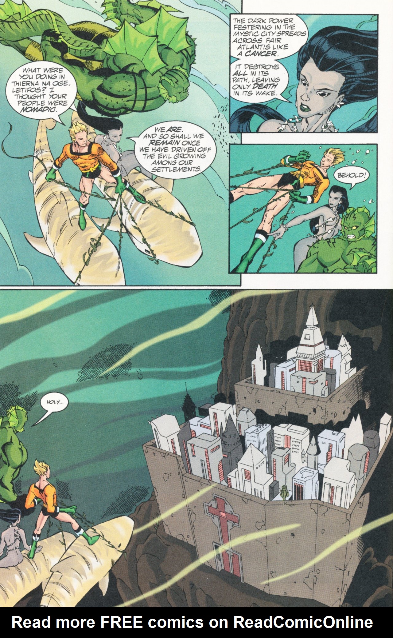 Read online Sins of Youth comic -  Issue # Aquaboy and Lagoon Man - 12
