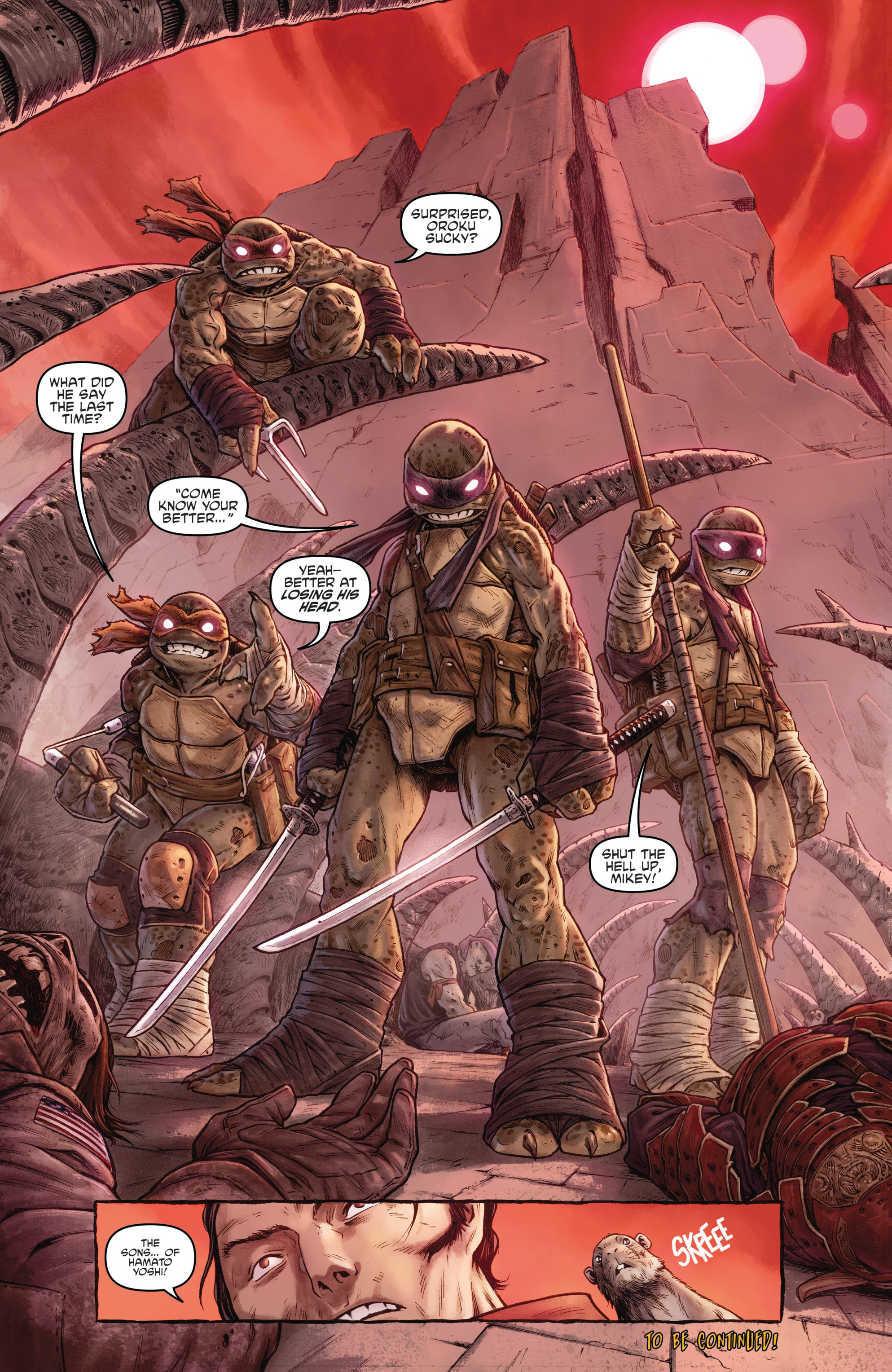 Read online Teenage Mutant Ninja Turtles: Shredder in Hell comic -  Issue #1 - 21