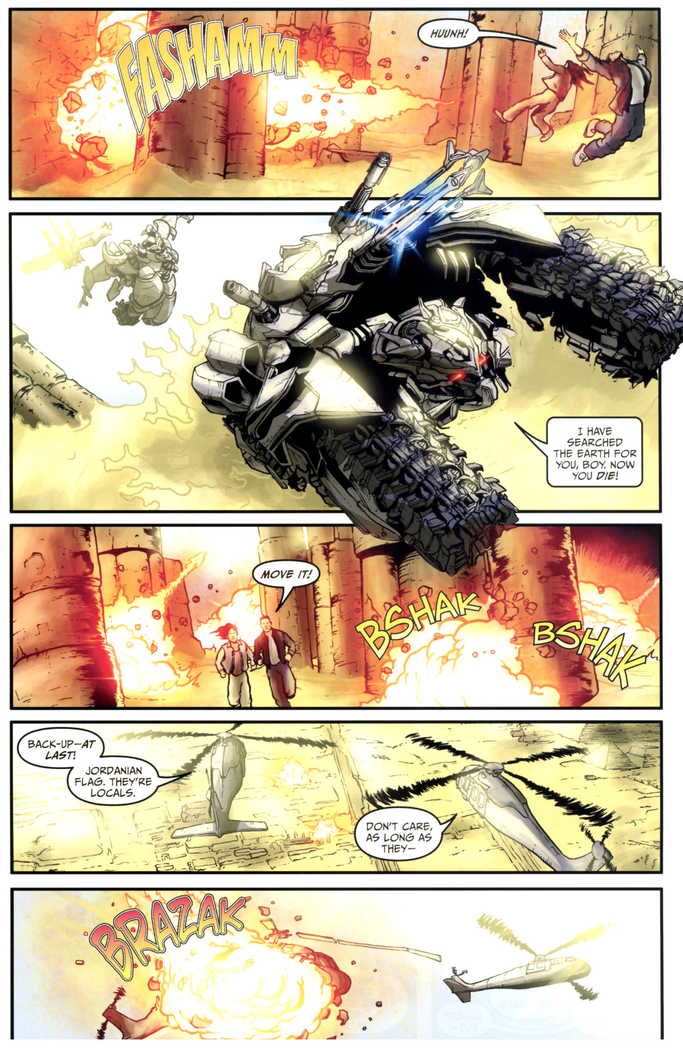 Read online Transformers: Revenge of the Fallen — Official Movie Adaptation comic -  Issue #4 - 11
