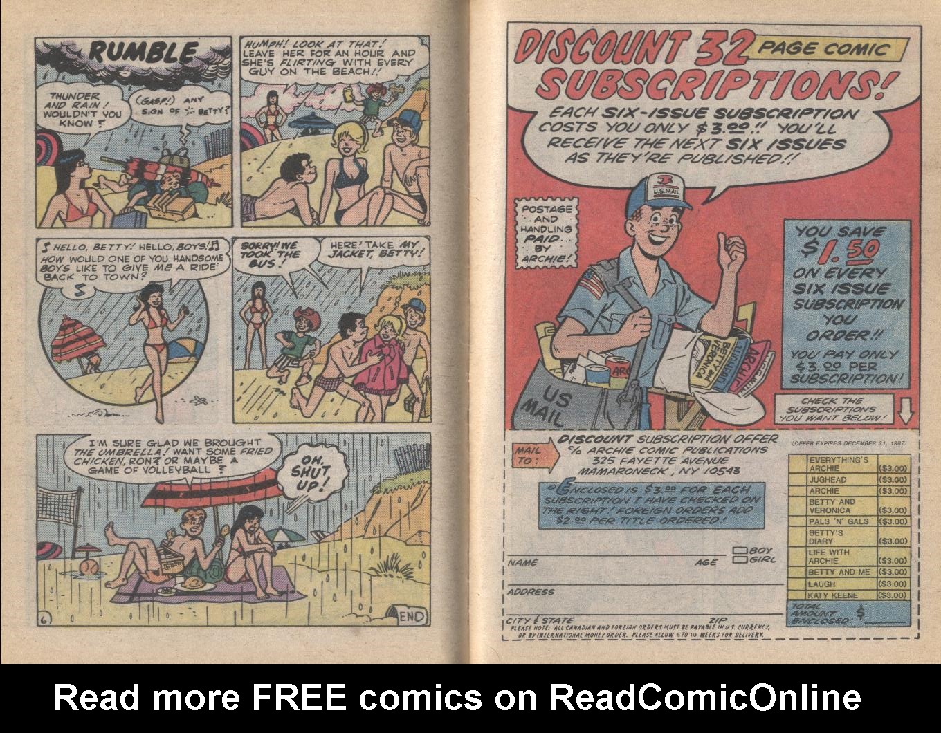 Read online Archie...Archie Andrews, Where Are You? Digest Magazine comic -  Issue #51 - 61