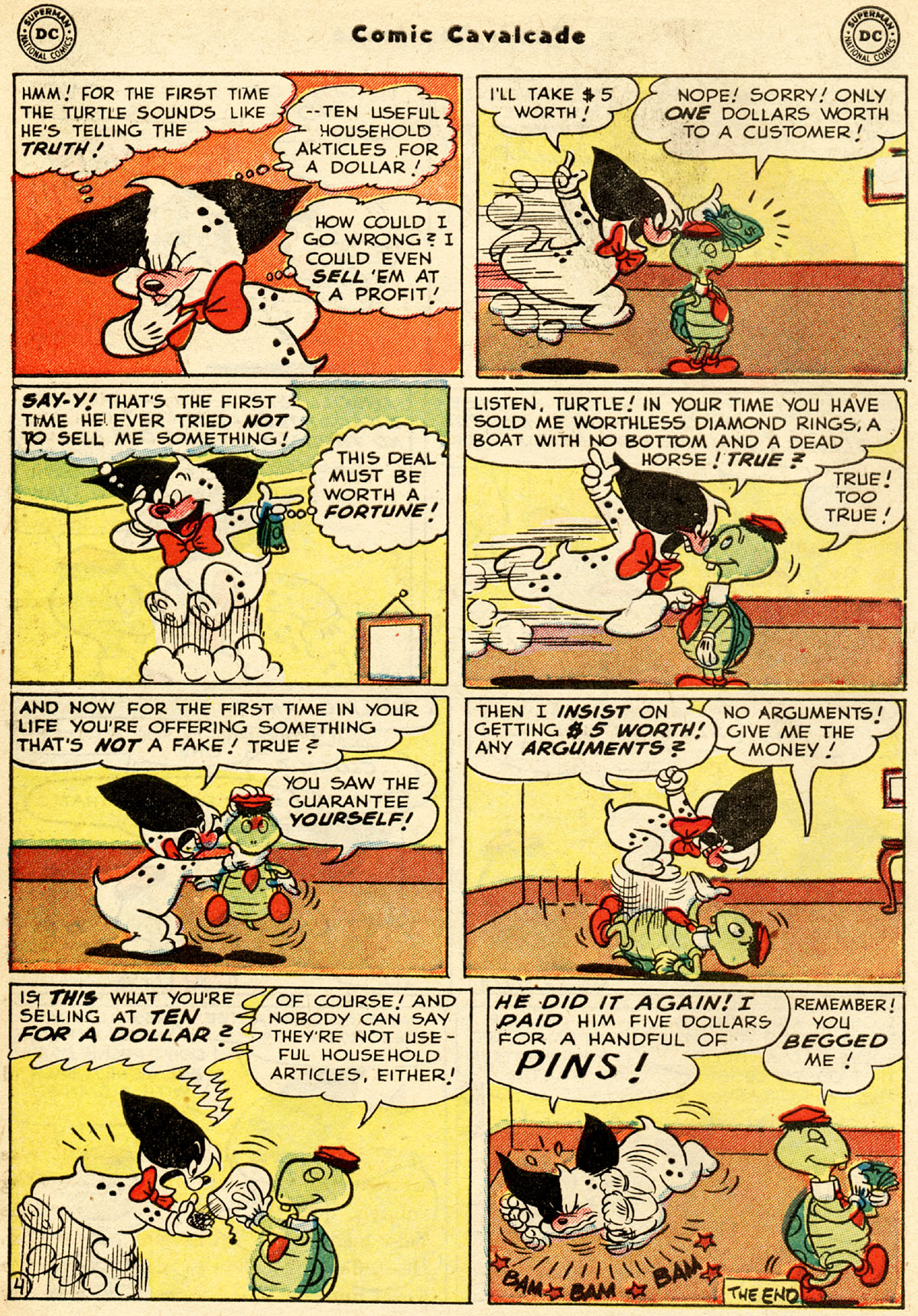 Read online Comic Cavalcade comic -  Issue #50 - 56