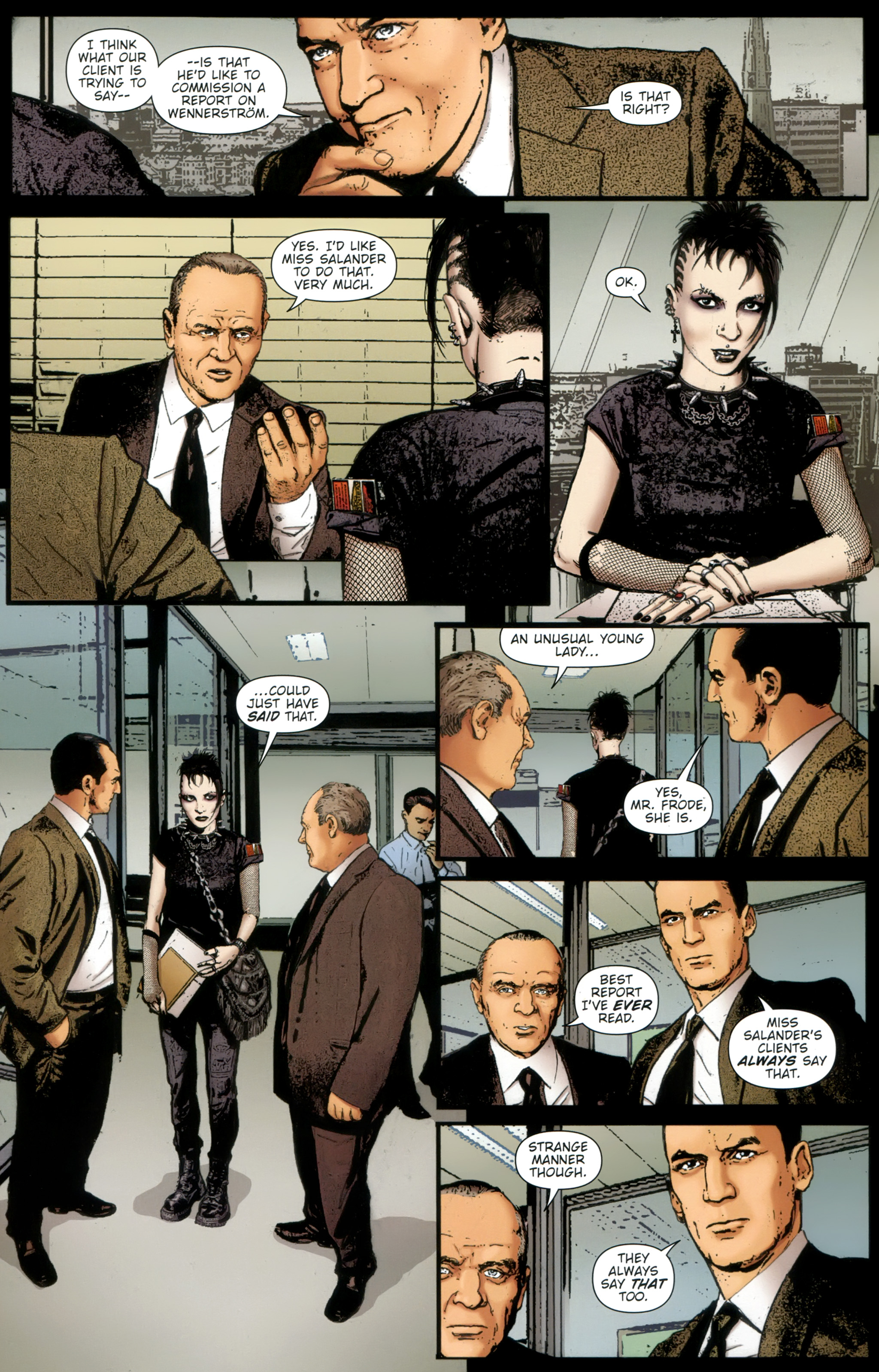 Read online The Girl With the Dragon Tattoo comic -  Issue # TPB 1 - 25