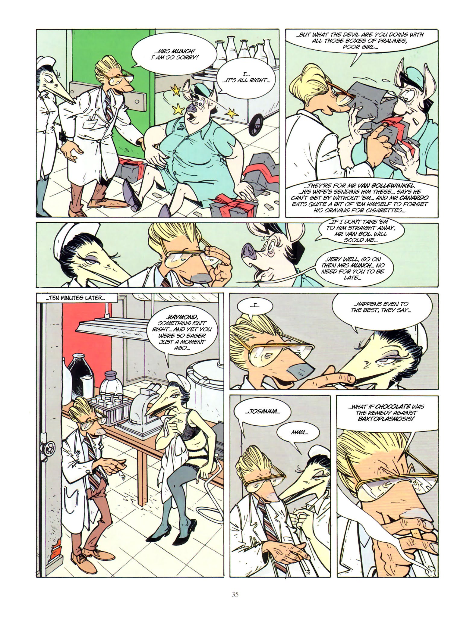 Read online Une enquête de l'inspecteur Canardo comic -  Issue #8 - 36