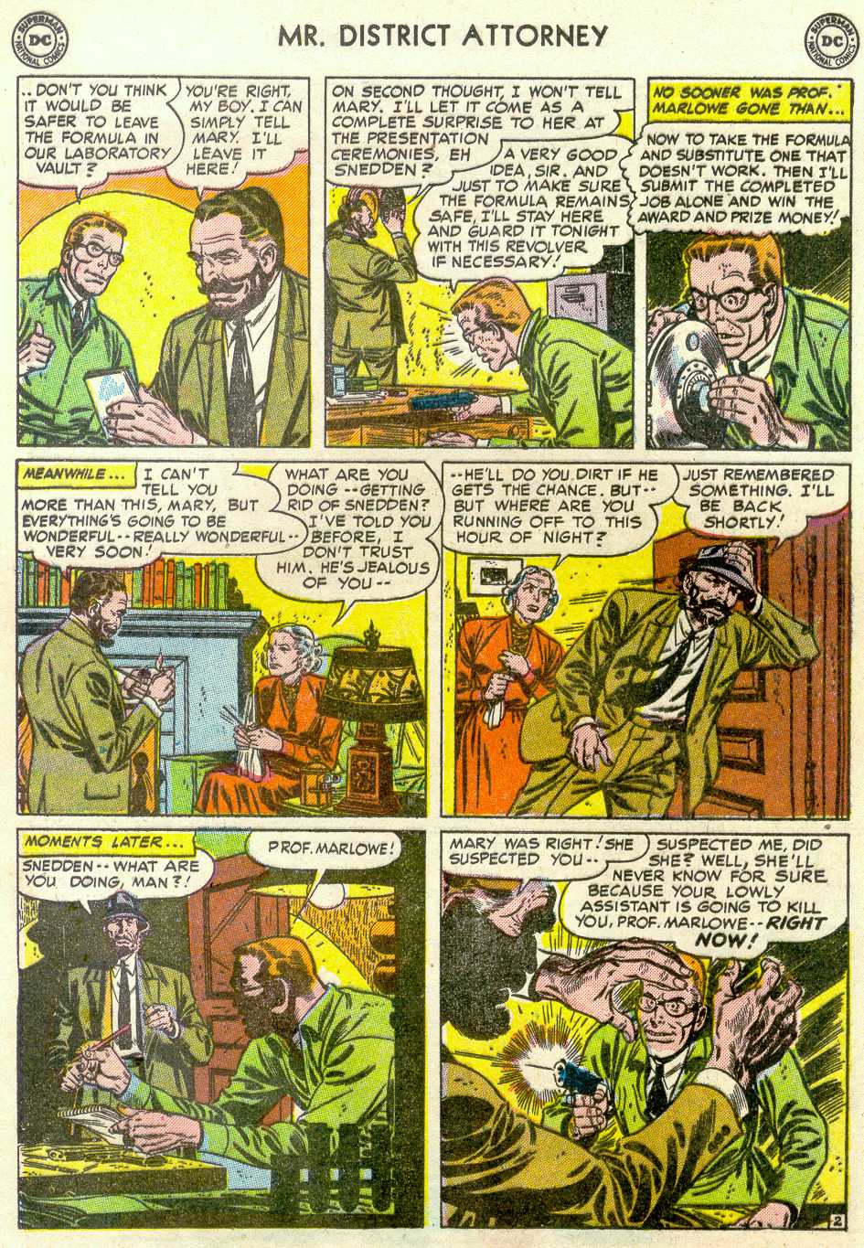 Read online Mr. District Attorney comic -  Issue #22 - 34