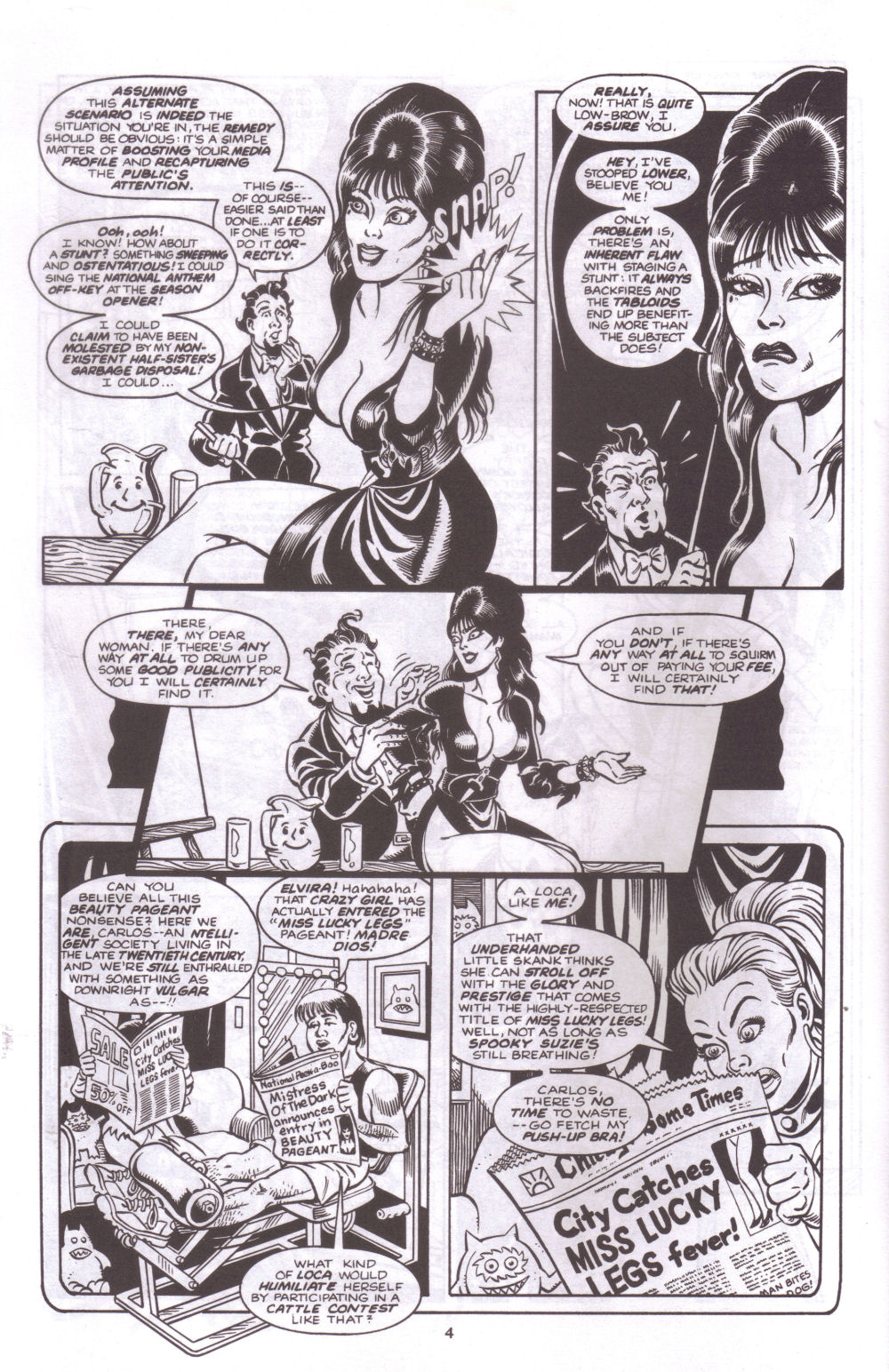 Read online Elvira, Mistress of the Dark comic -  Issue #73 - 6