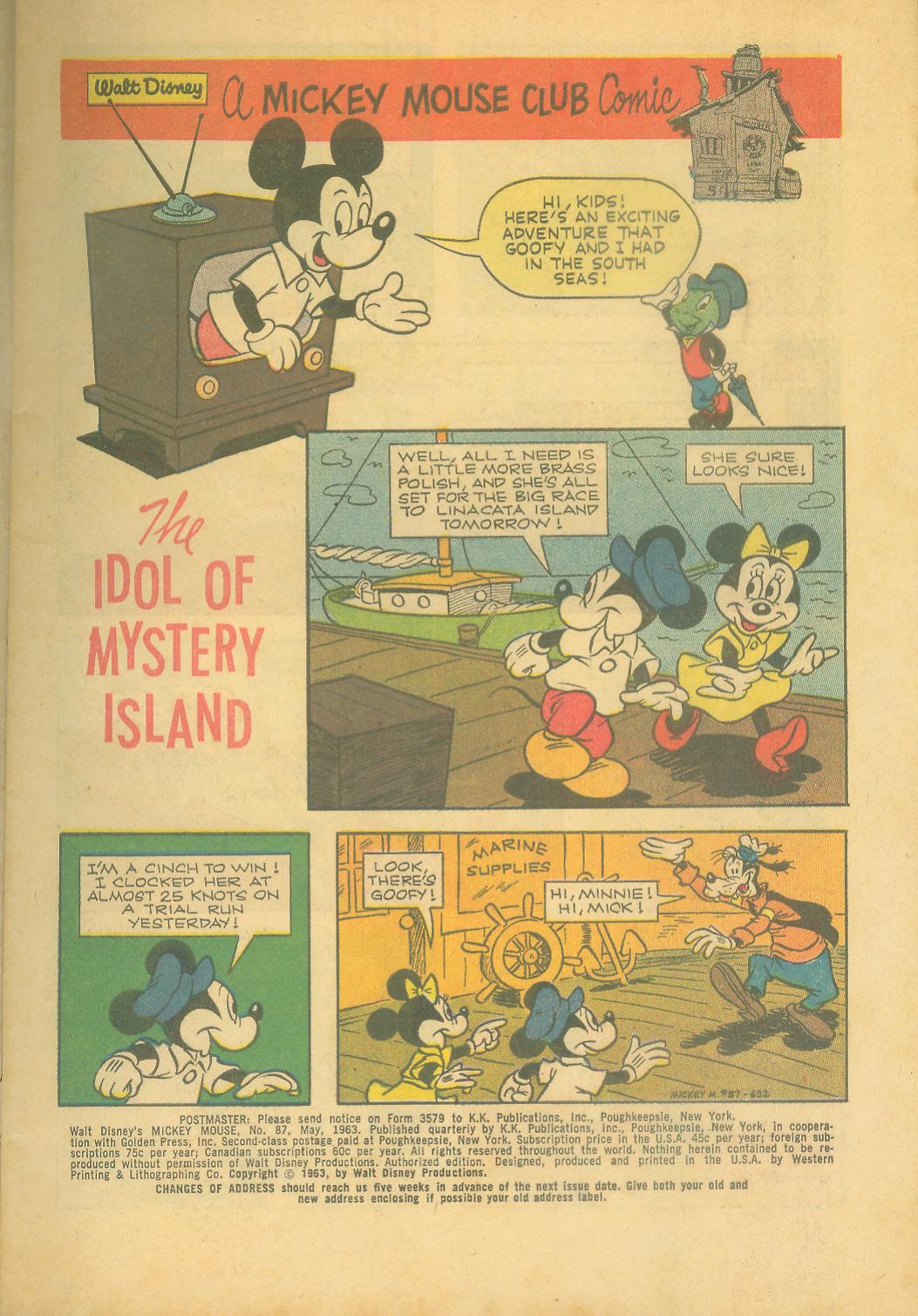 Read online Walt Disney's Mickey Mouse comic -  Issue #87 - 3