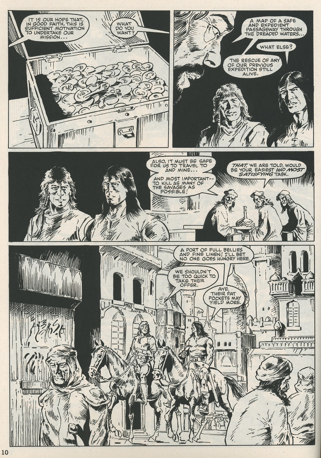 Read online The Savage Sword Of Conan comic -  Issue #115 - 10