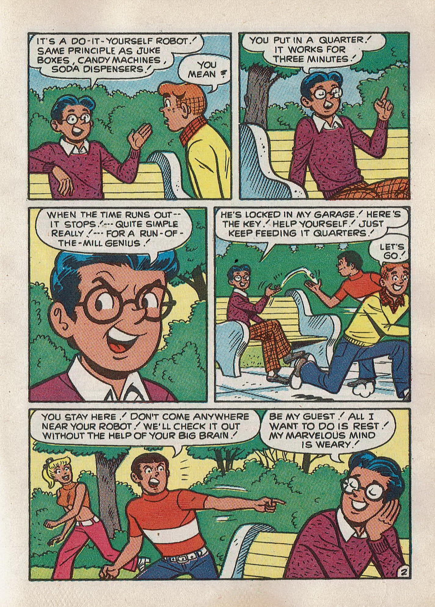 Read online Jughead Jones Comics Digest comic -  Issue #60 - 99