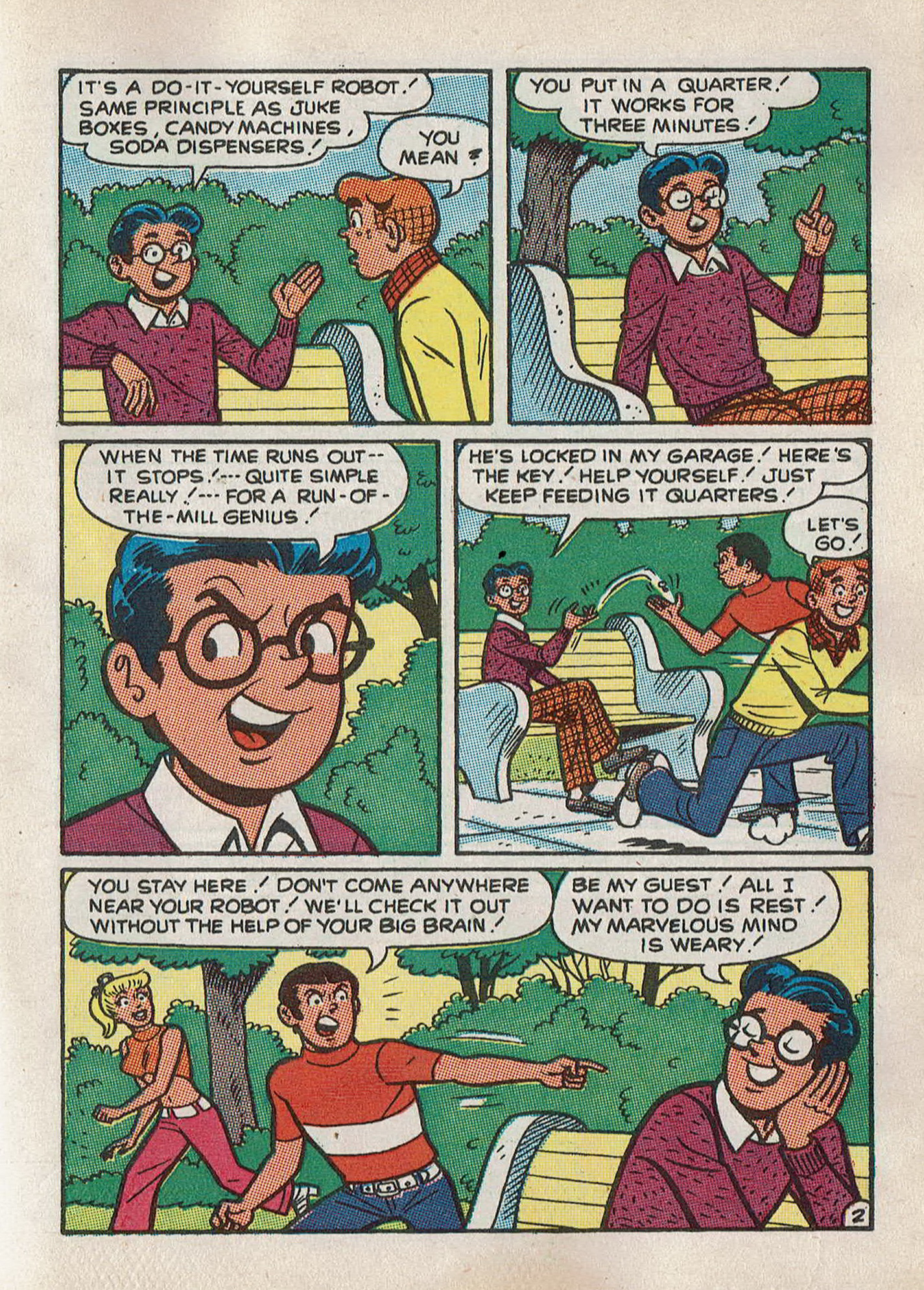 Read online Jughead Jones Comics Digest comic -  Issue #60 - 99