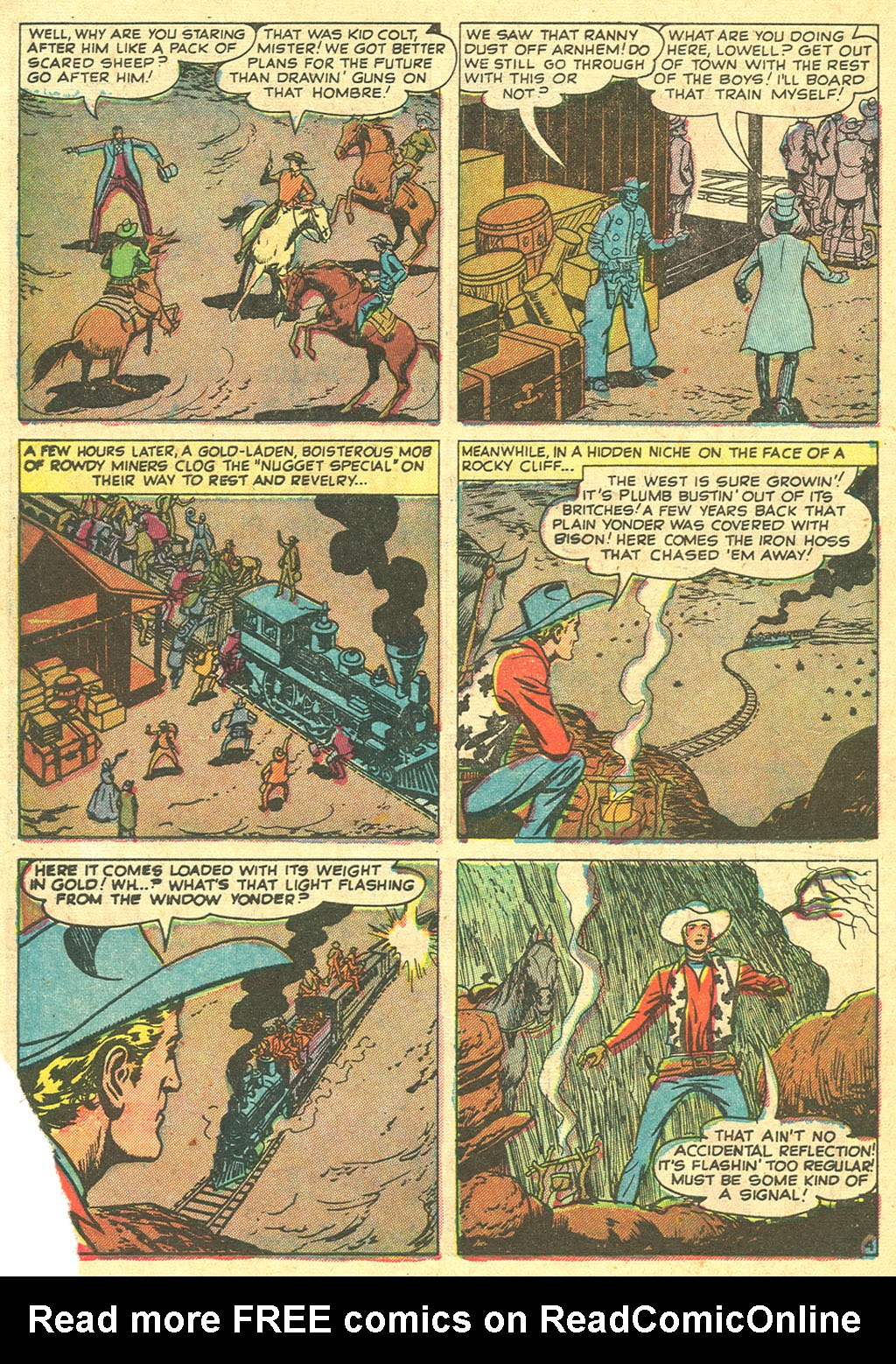 Read online Kid Colt Outlaw comic -  Issue #19 - 6