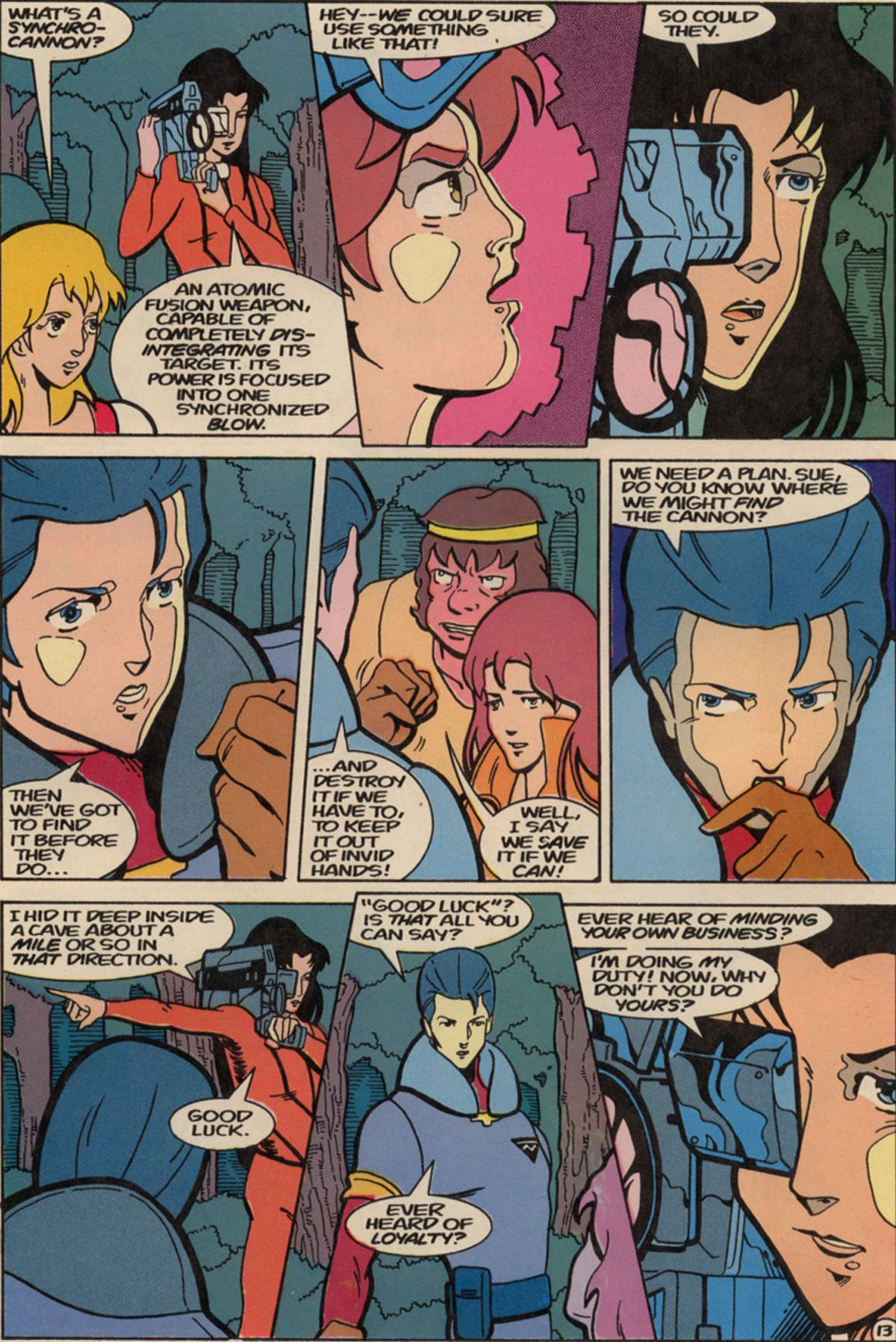 Read online Robotech The New Generation comic -  Issue #23 - 17