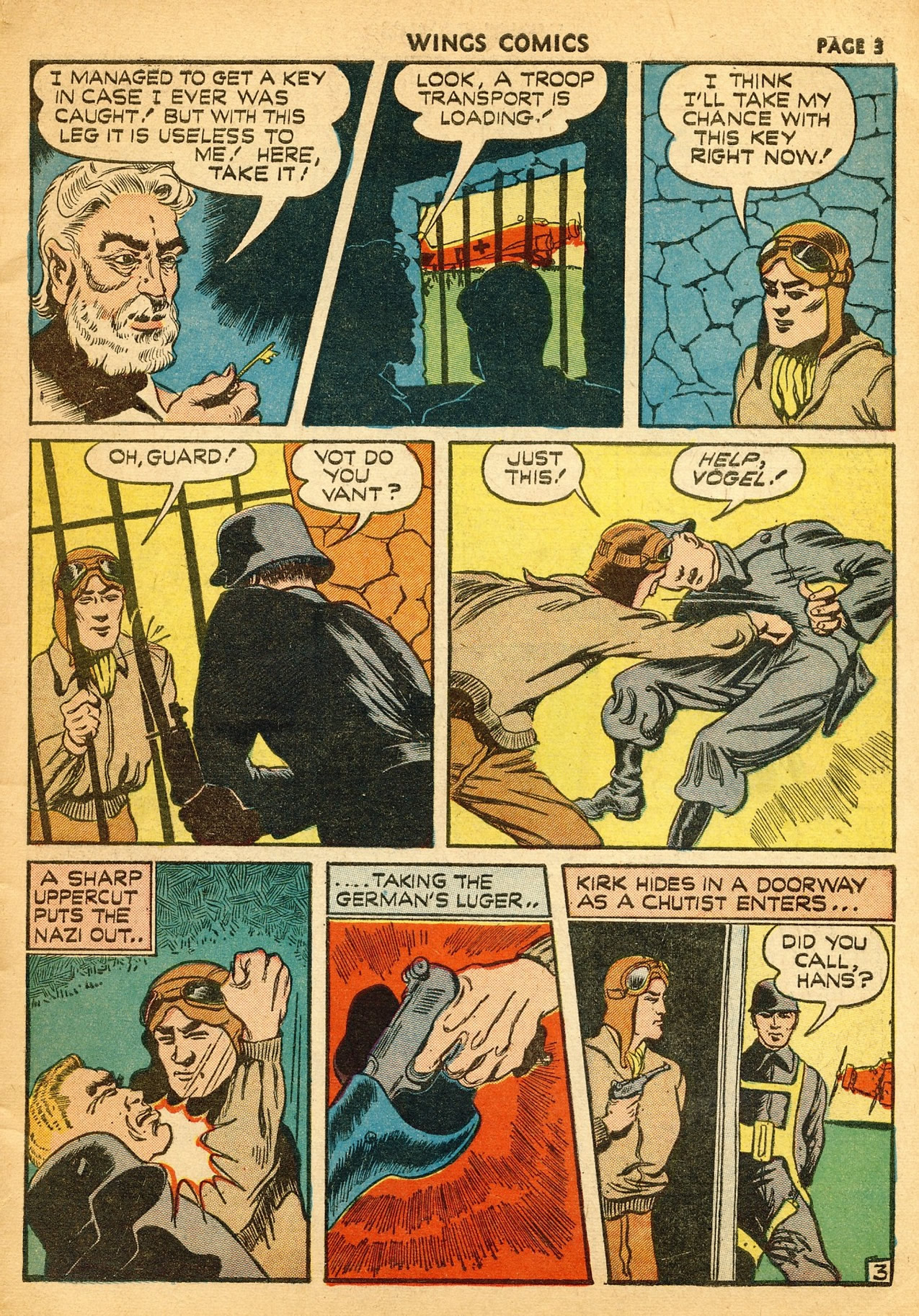 Read online Wings Comics comic -  Issue #14 - 6